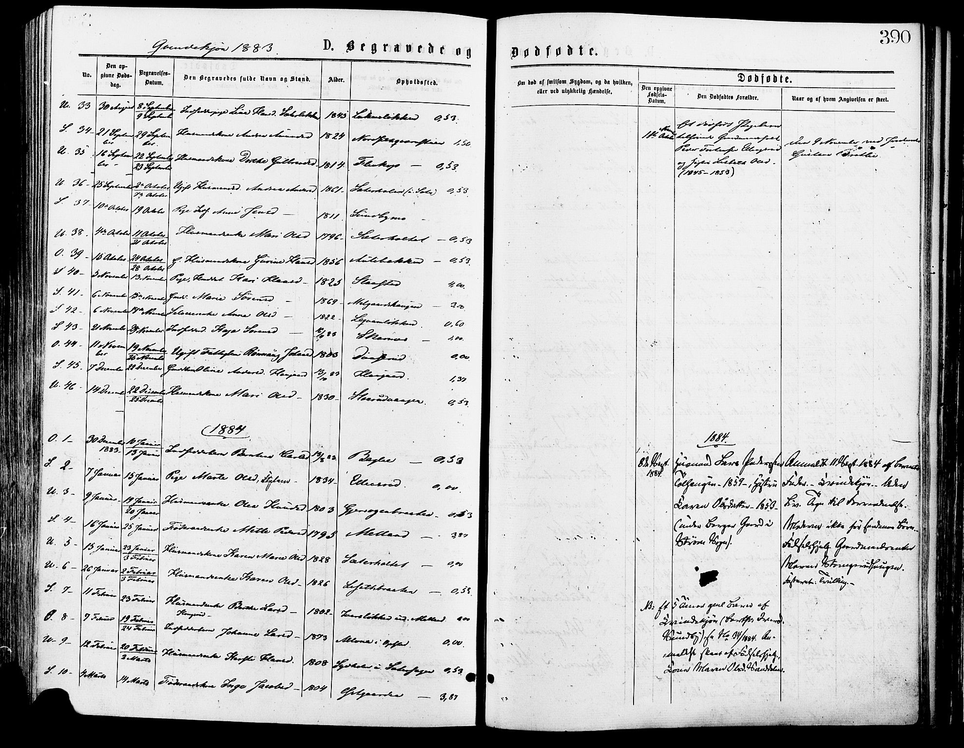 Sør-Odal prestekontor, AV/SAH-PREST-030/H/Ha/Haa/L0005: Parish register (official) no. 5, 1876-1885, p. 390