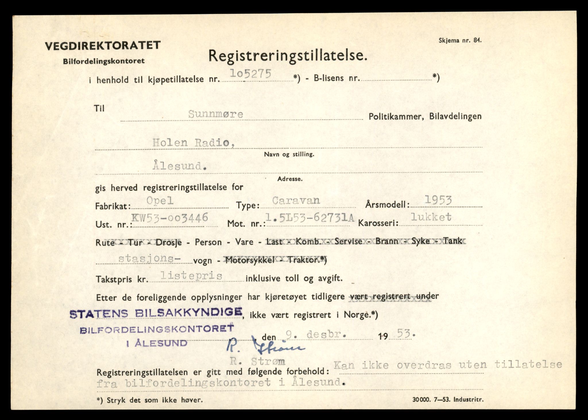 Møre og Romsdal vegkontor - Ålesund trafikkstasjon, AV/SAT-A-4099/F/Fe/L0045: Registreringskort for kjøretøy T 14320 - T 14444, 1927-1998, p. 465