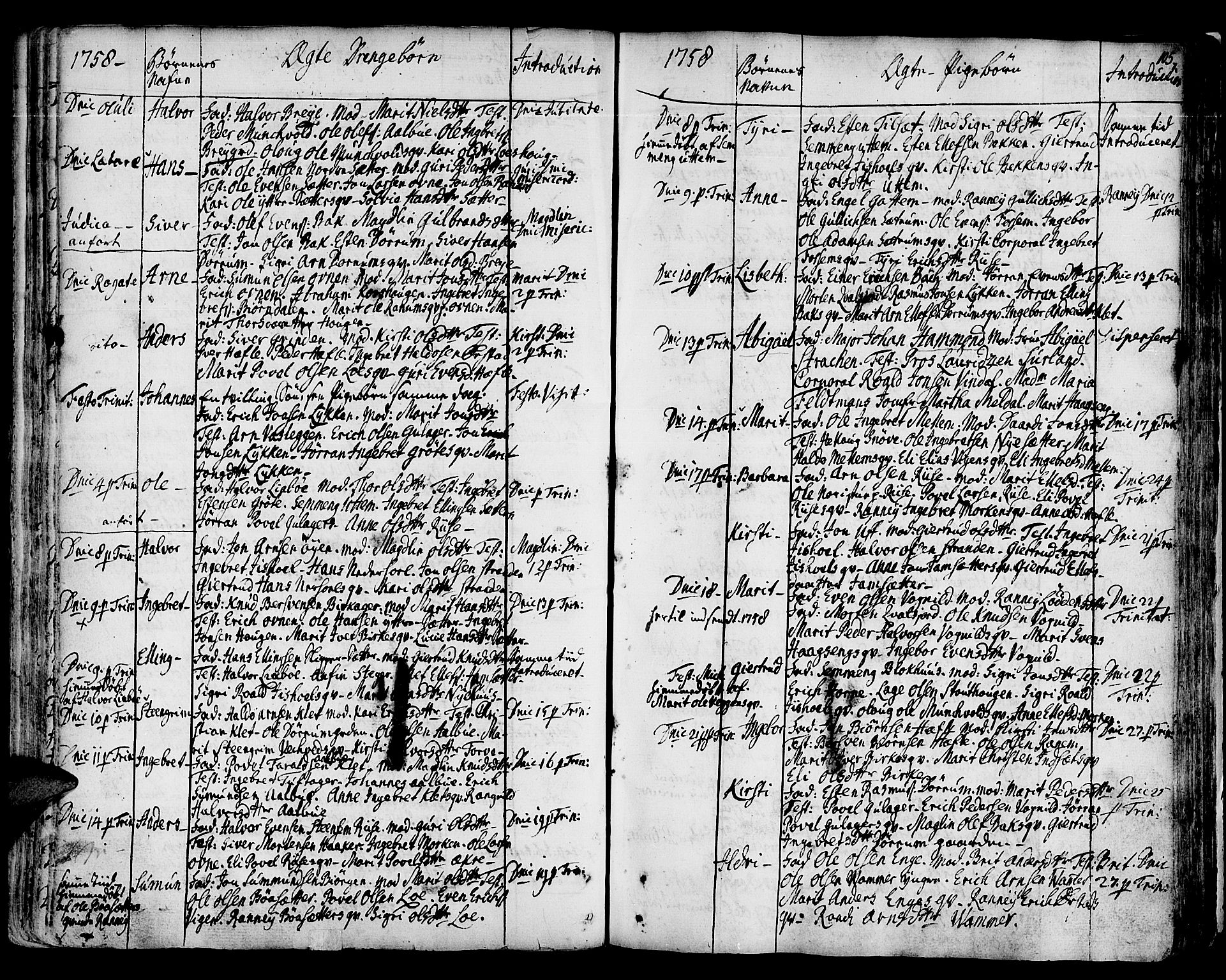 Ministerialprotokoller, klokkerbøker og fødselsregistre - Sør-Trøndelag, SAT/A-1456/678/L0891: Parish register (official) no. 678A01, 1739-1780, p. 105