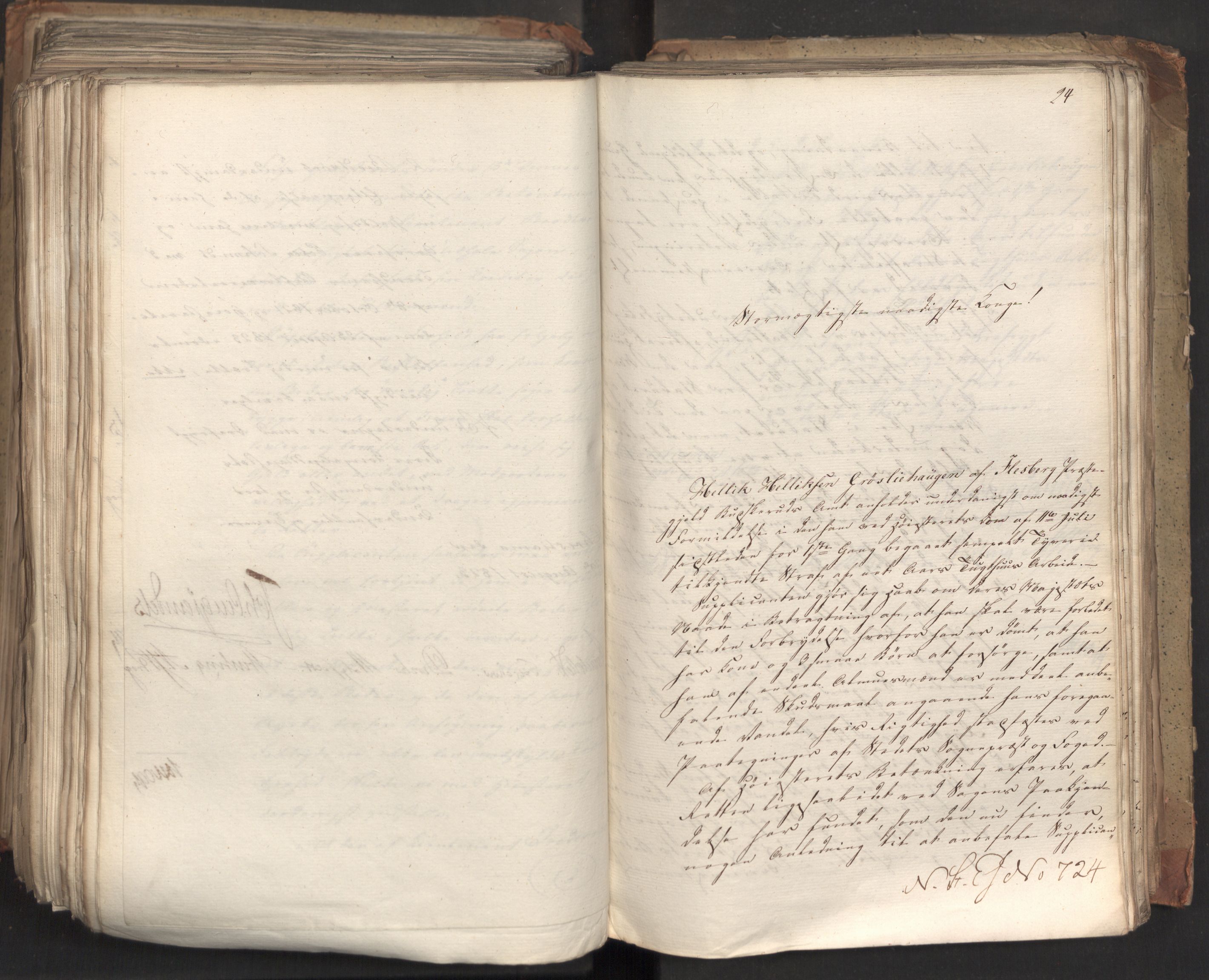 Statsrådsavdelingen i Stockholm, AV/RA-S-1003/D/Da/L0035: Regjeringsinnstillinger nr. 541-840, 1823, p. 498