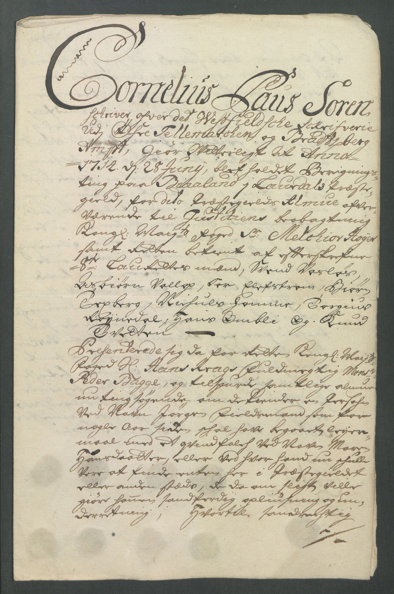 Rentekammeret inntil 1814, Reviderte regnskaper, Fogderegnskap, AV/RA-EA-4092/R36/L2123: Fogderegnskap Øvre og Nedre Telemark og Bamble, 1712, p. 471