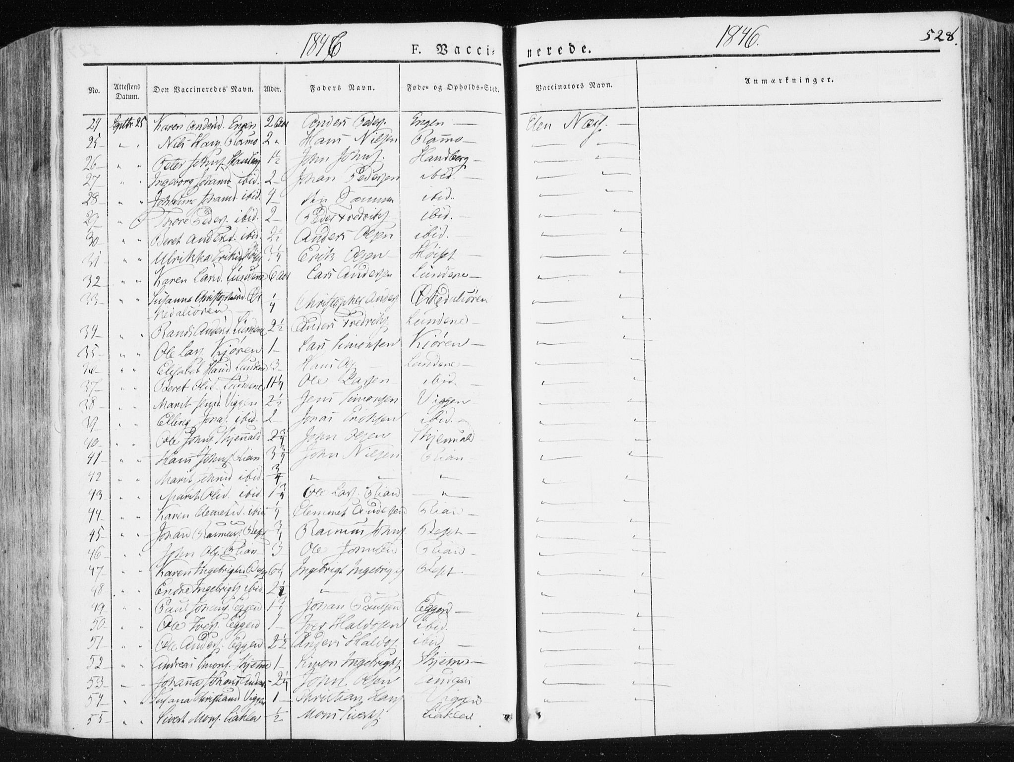 Ministerialprotokoller, klokkerbøker og fødselsregistre - Sør-Trøndelag, AV/SAT-A-1456/665/L0771: Parish register (official) no. 665A06, 1830-1856, p. 528