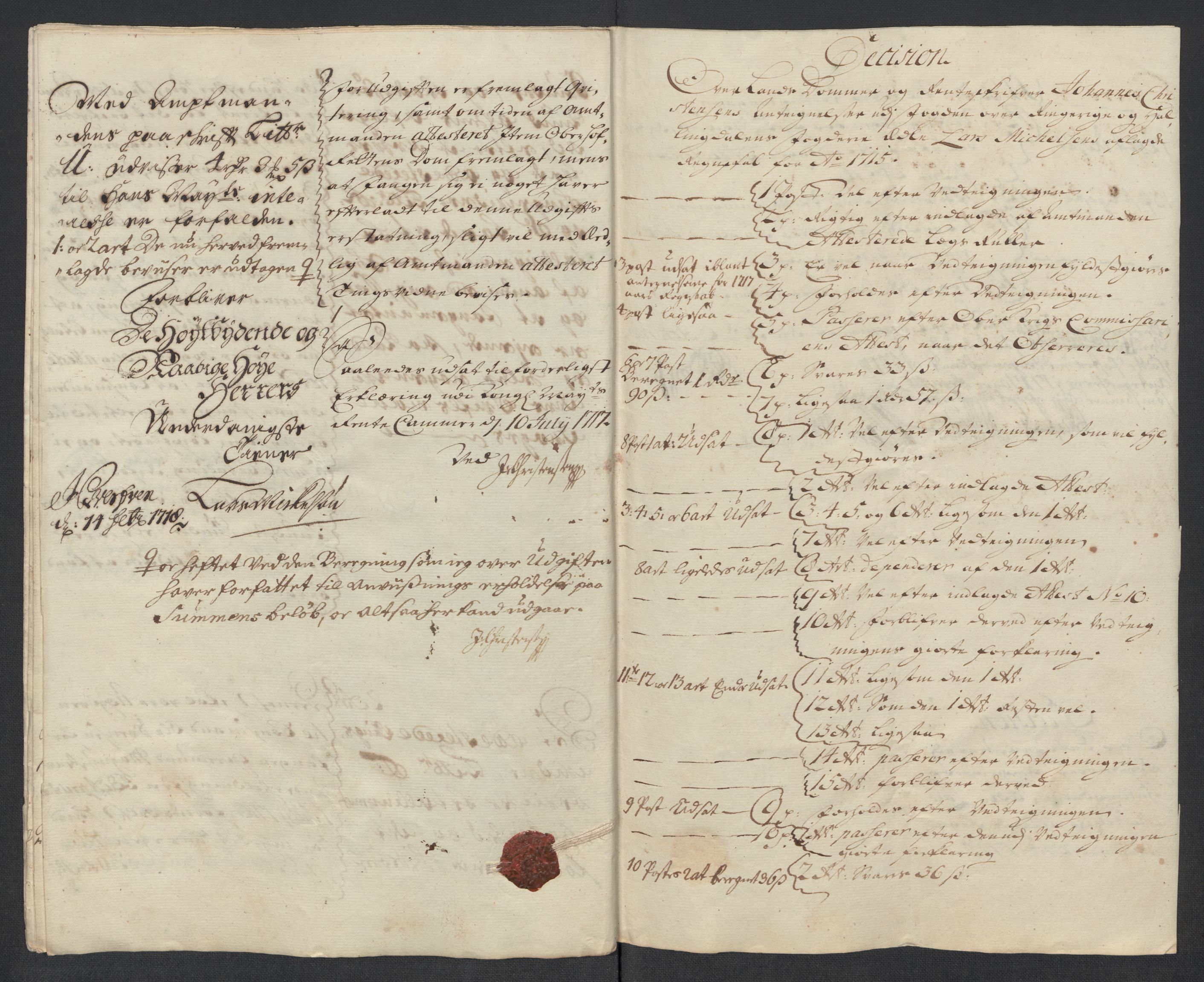 Rentekammeret inntil 1814, Reviderte regnskaper, Fogderegnskap, AV/RA-EA-4092/R23/L1473: Fogderegnskap Ringerike og Hallingdal, 1715, p. 352