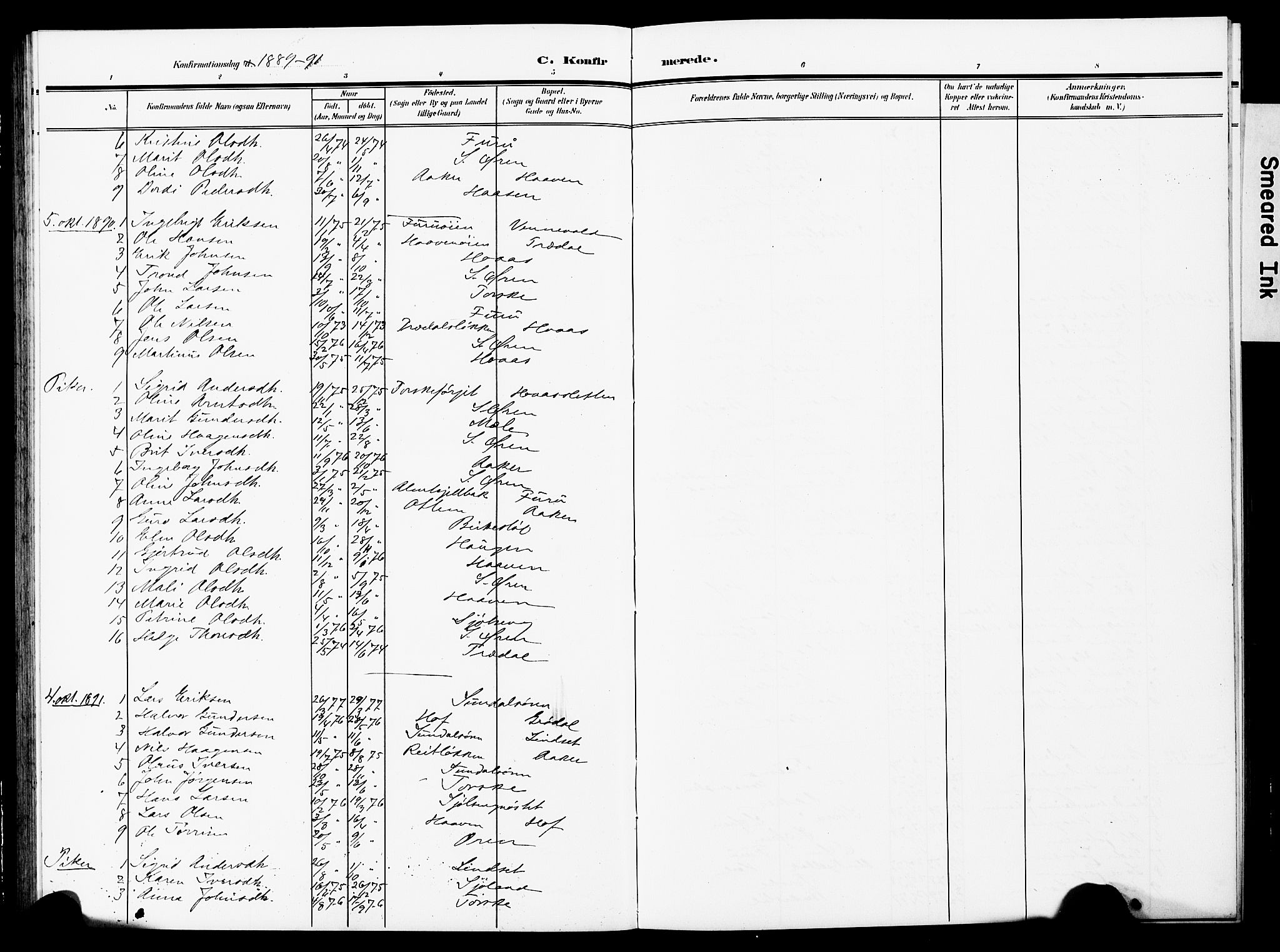 Ministerialprotokoller, klokkerbøker og fødselsregistre - Møre og Romsdal, AV/SAT-A-1454/590/L1017: Parish register (copy) no. 590C02, 1869-1931