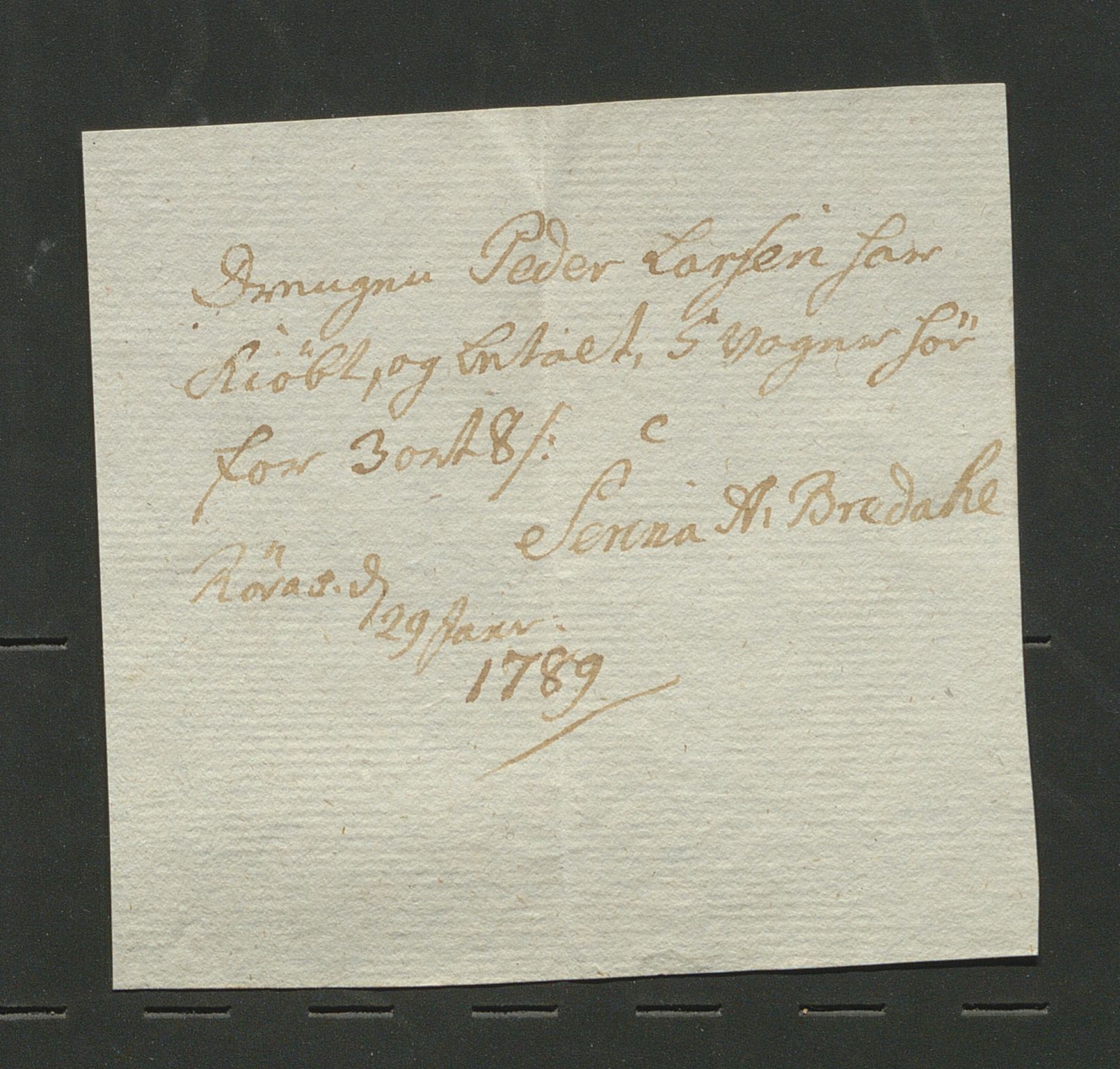 Åker i Vang, Hedmark, og familien Todderud, AV/SAH-ARK-010/E/Ea/L0002: Korrespondanse ordnet kronologisk, 1773-1837, p. 118