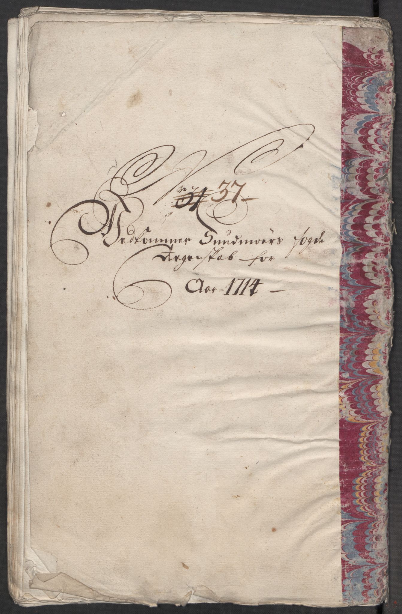 Rentekammeret inntil 1814, Reviderte regnskaper, Fogderegnskap, RA/EA-4092/R54/L3566: Fogderegnskap Sunnmøre, 1714, p. 288