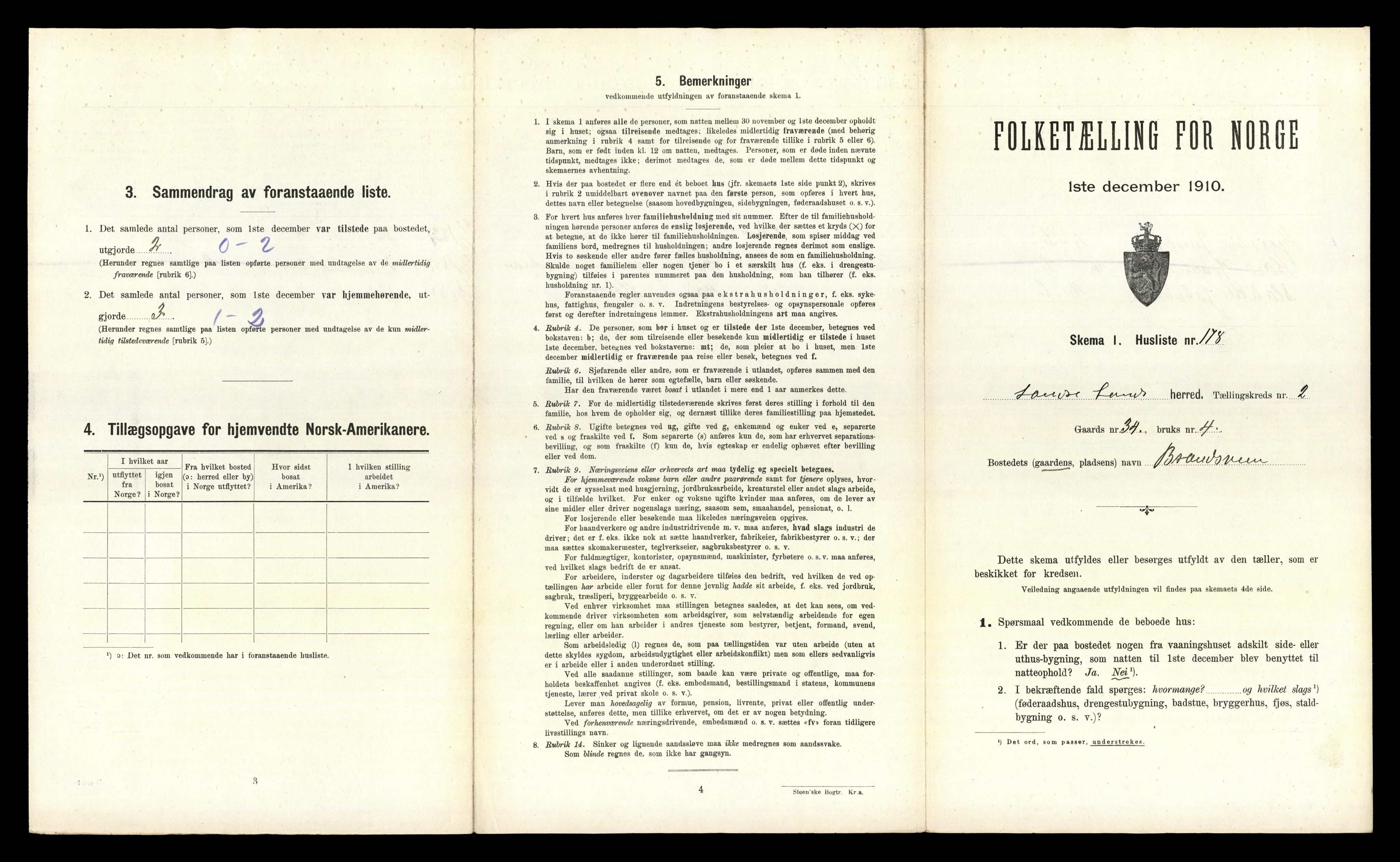 RA, 1910 census for Søndre Land, 1910, p. 734