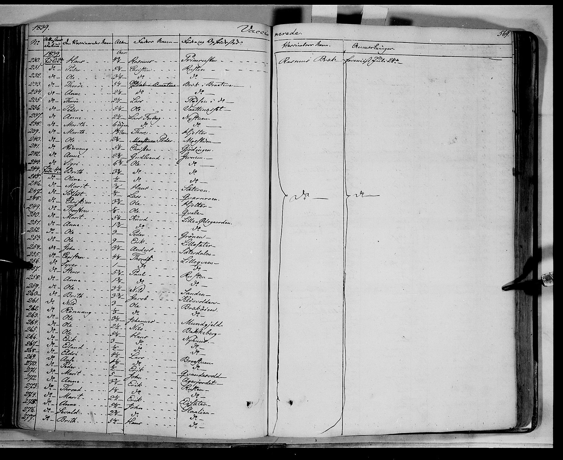 Lom prestekontor, AV/SAH-PREST-070/K/L0006: Parish register (official) no. 6B, 1837-1863, p. 569