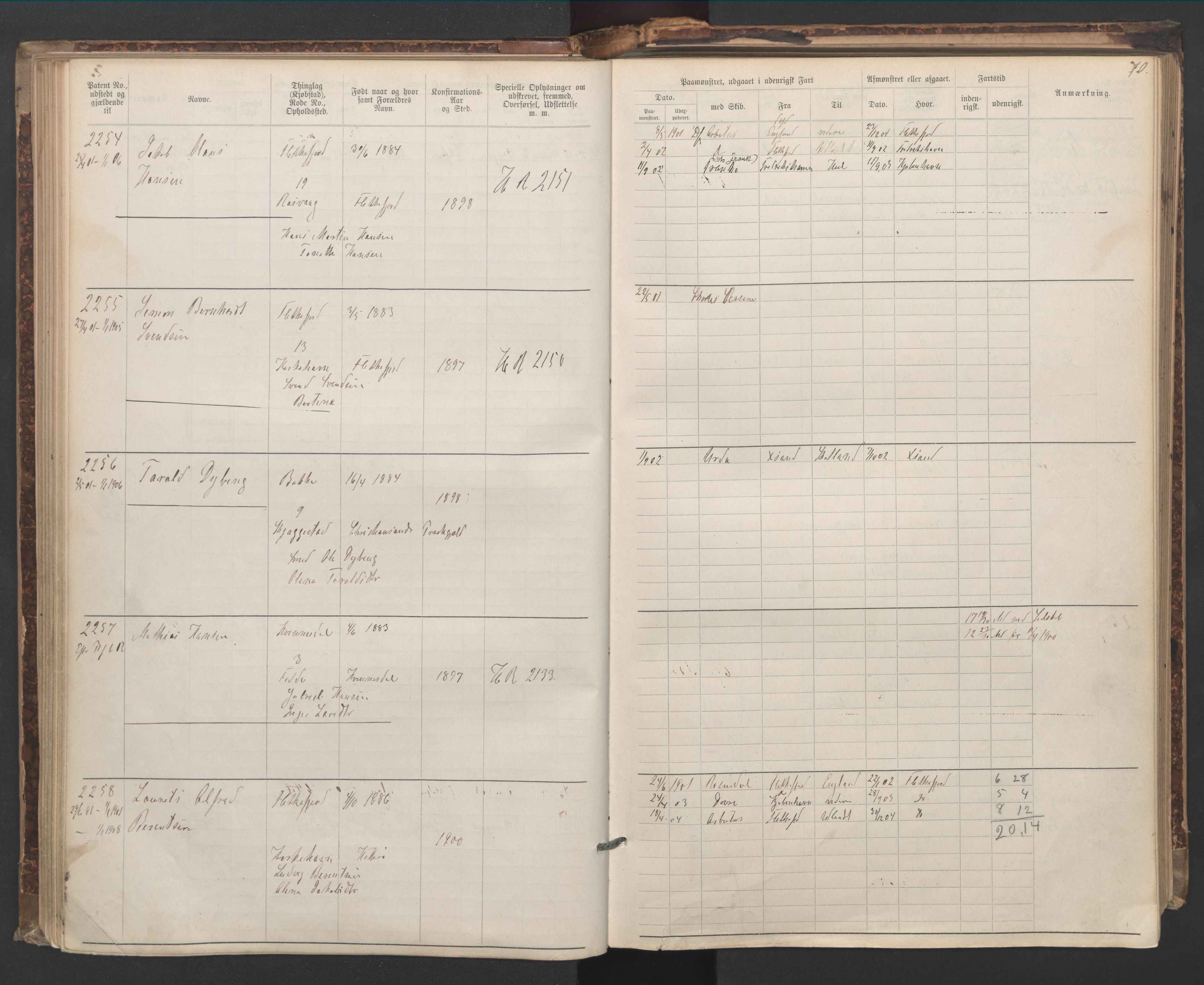 Flekkefjord mønstringskrets, AV/SAK-2031-0018/F/Fa/L0006: Annotasjonsrulle nr 1916-2964 med register, Æ-3, 1891-1948, p. 100