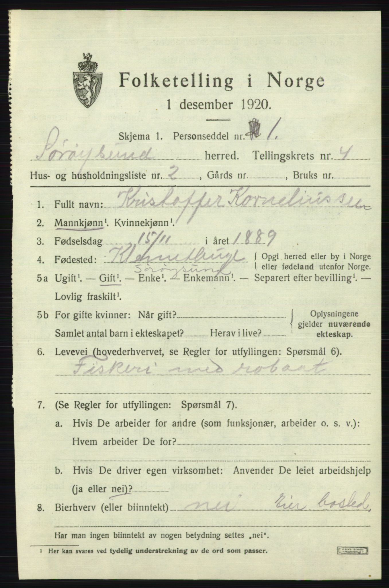 SATØ, 1920 census for Sørøysund rural district, 1920, p. 1772