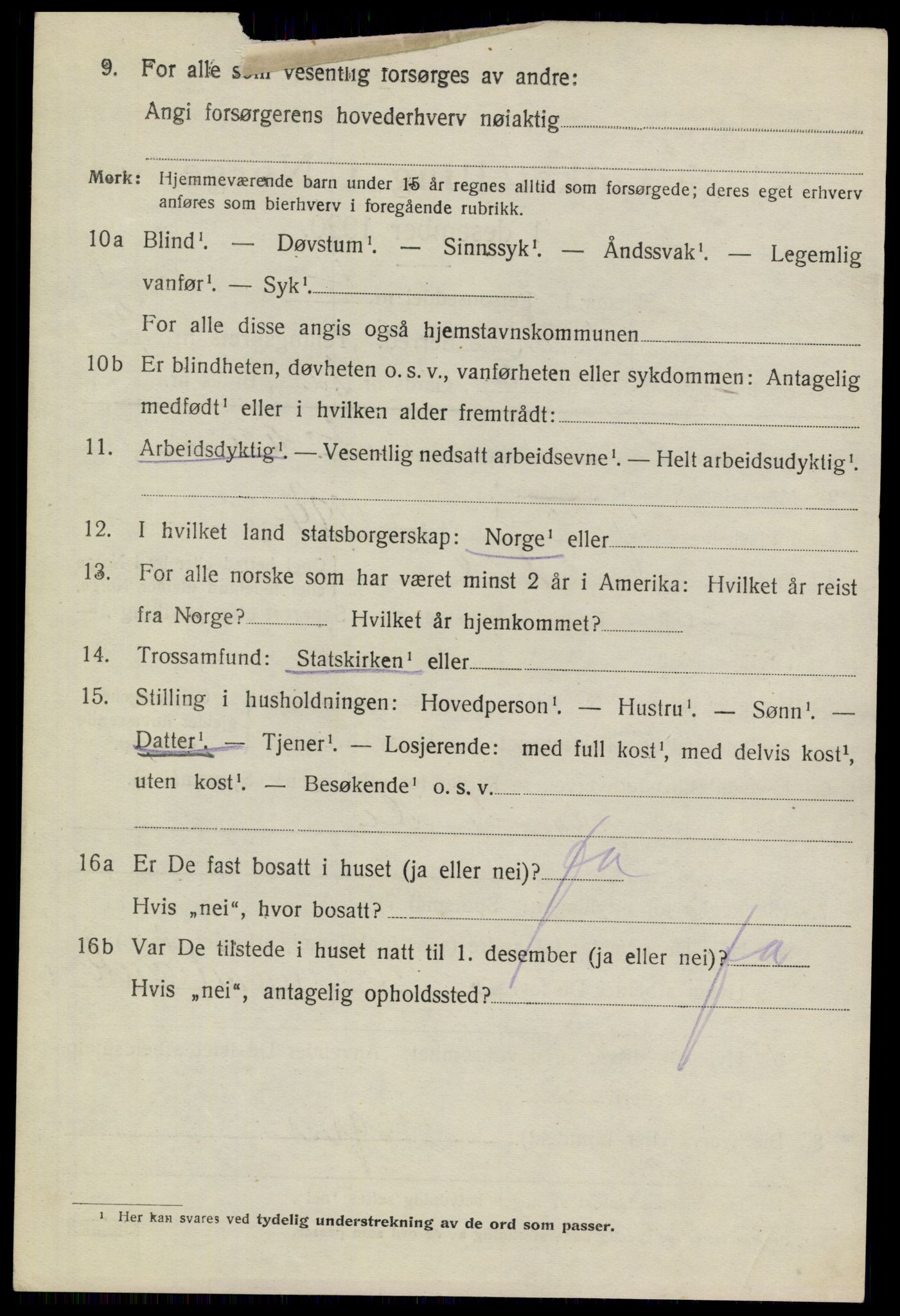 SAKO, 1920 census for Heddal, 1920, p. 3643