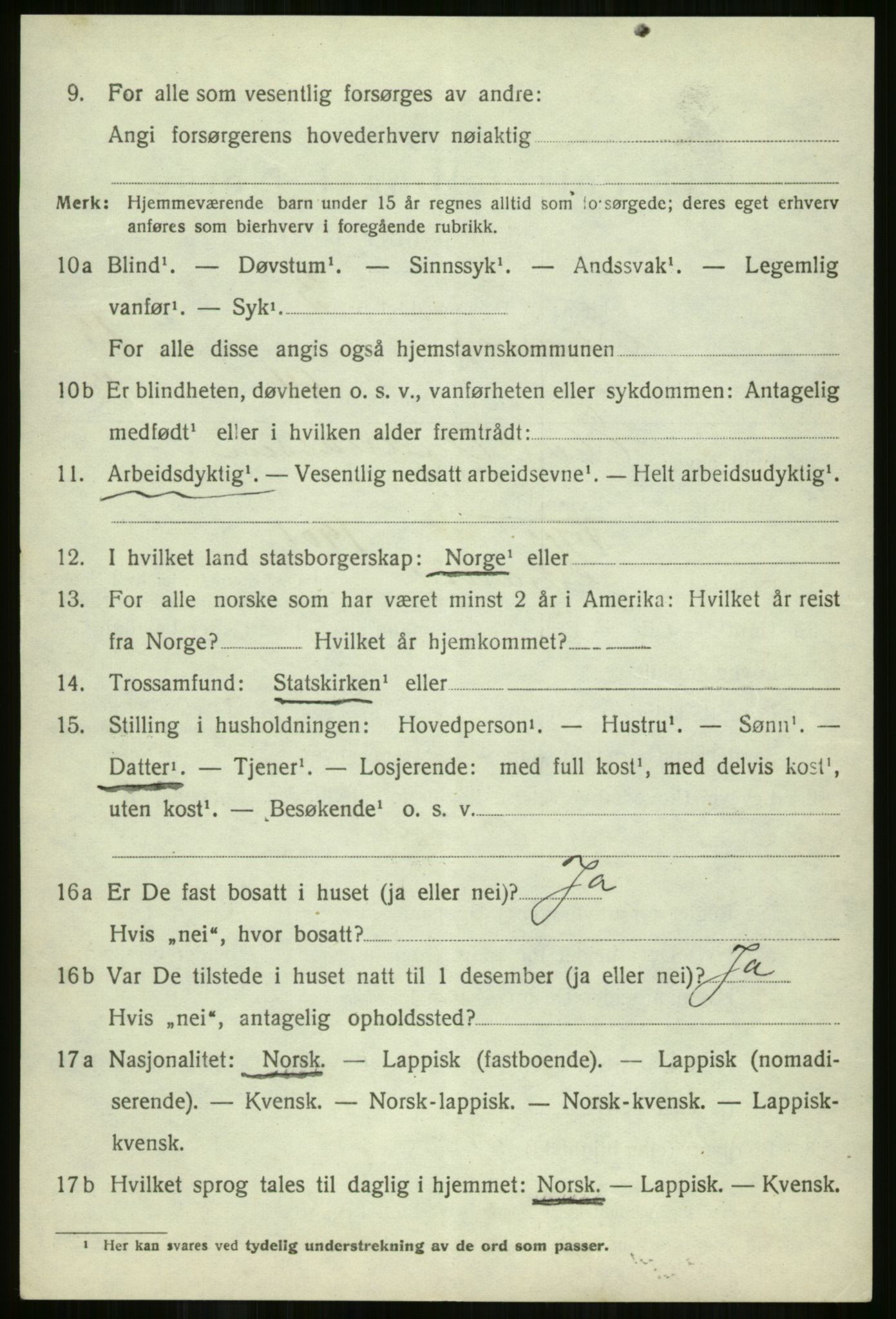 SATØ, 1920 census for Skjervøy, 1920, p. 6632