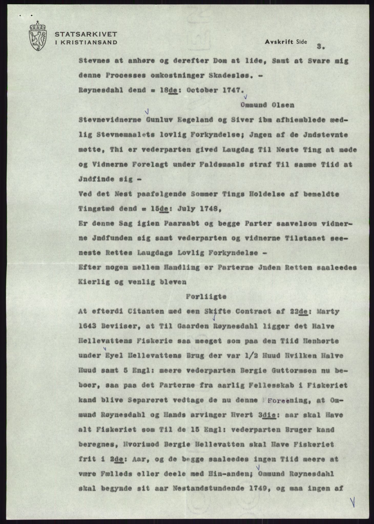 Samlinger til kildeutgivelse, Diplomavskriftsamlingen, RA/EA-4053/H/Ha, p. 2652