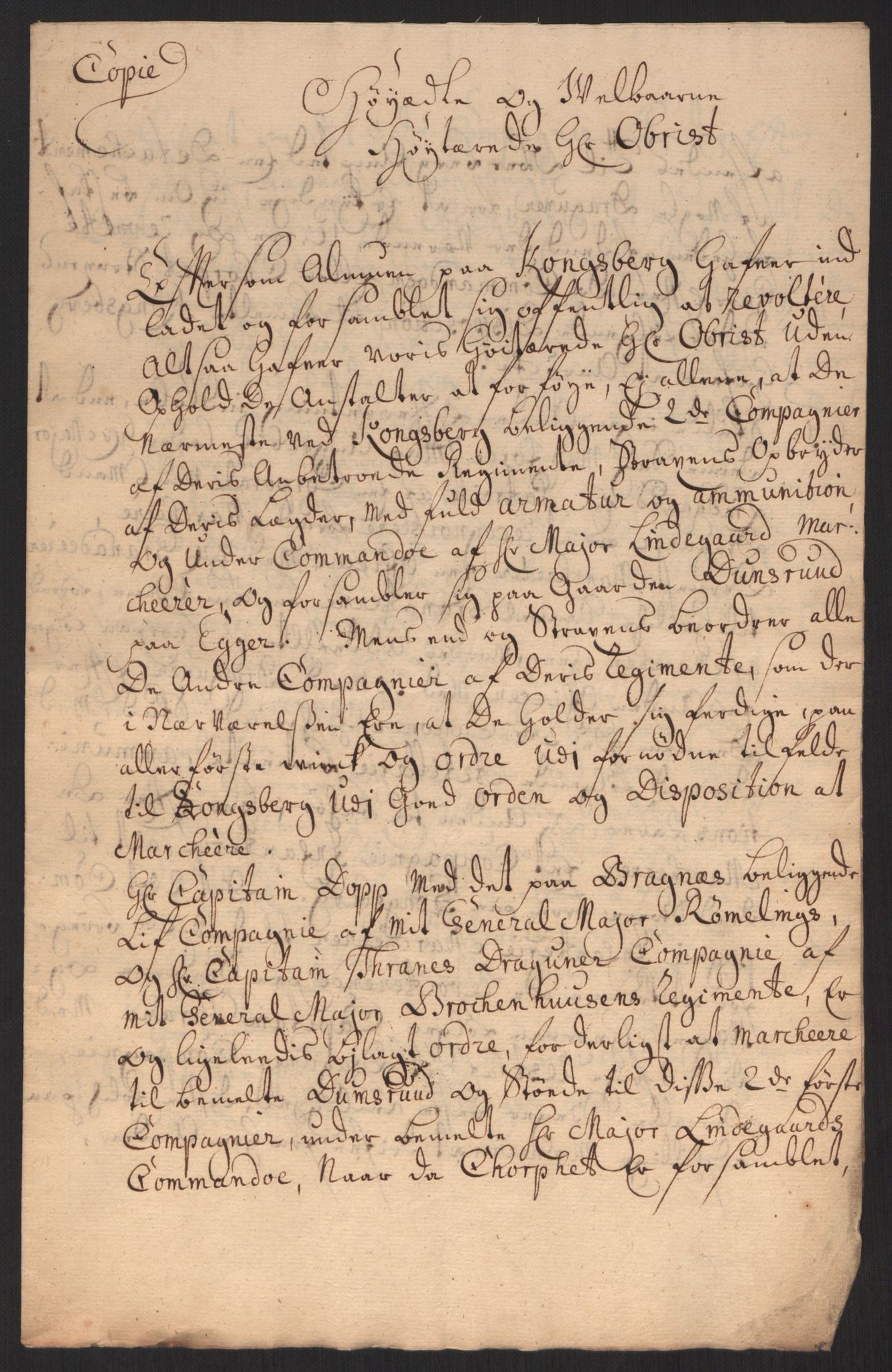 Kommanderende general (KG I) med Det norske krigsdirektorium, AV/RA-EA-5419/D/L0060: Stattholderens, stiftamtmenns og amtmenns brev, 1720-1730, p. 429