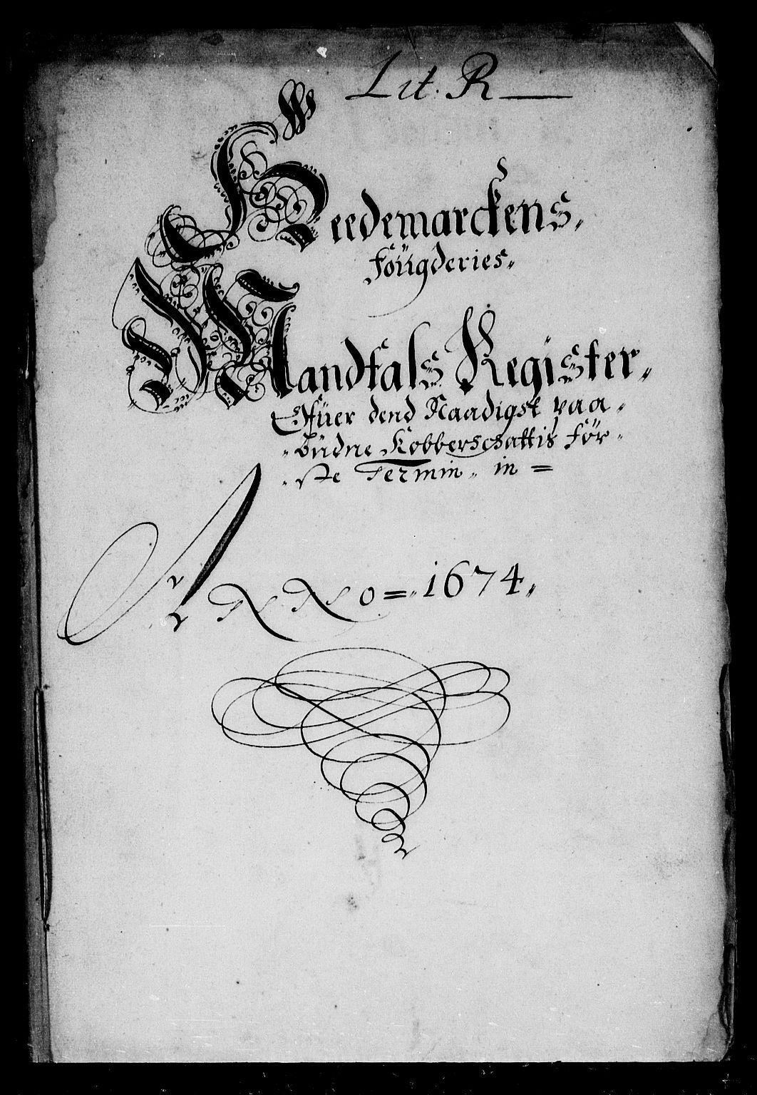 Rentekammeret inntil 1814, Reviderte regnskaper, Stiftamtstueregnskaper, Landkommissariatet på Akershus og Akershus stiftamt, AV/RA-EA-5869/R/Rb/L0103: Akershus stiftamt, 1674-1675