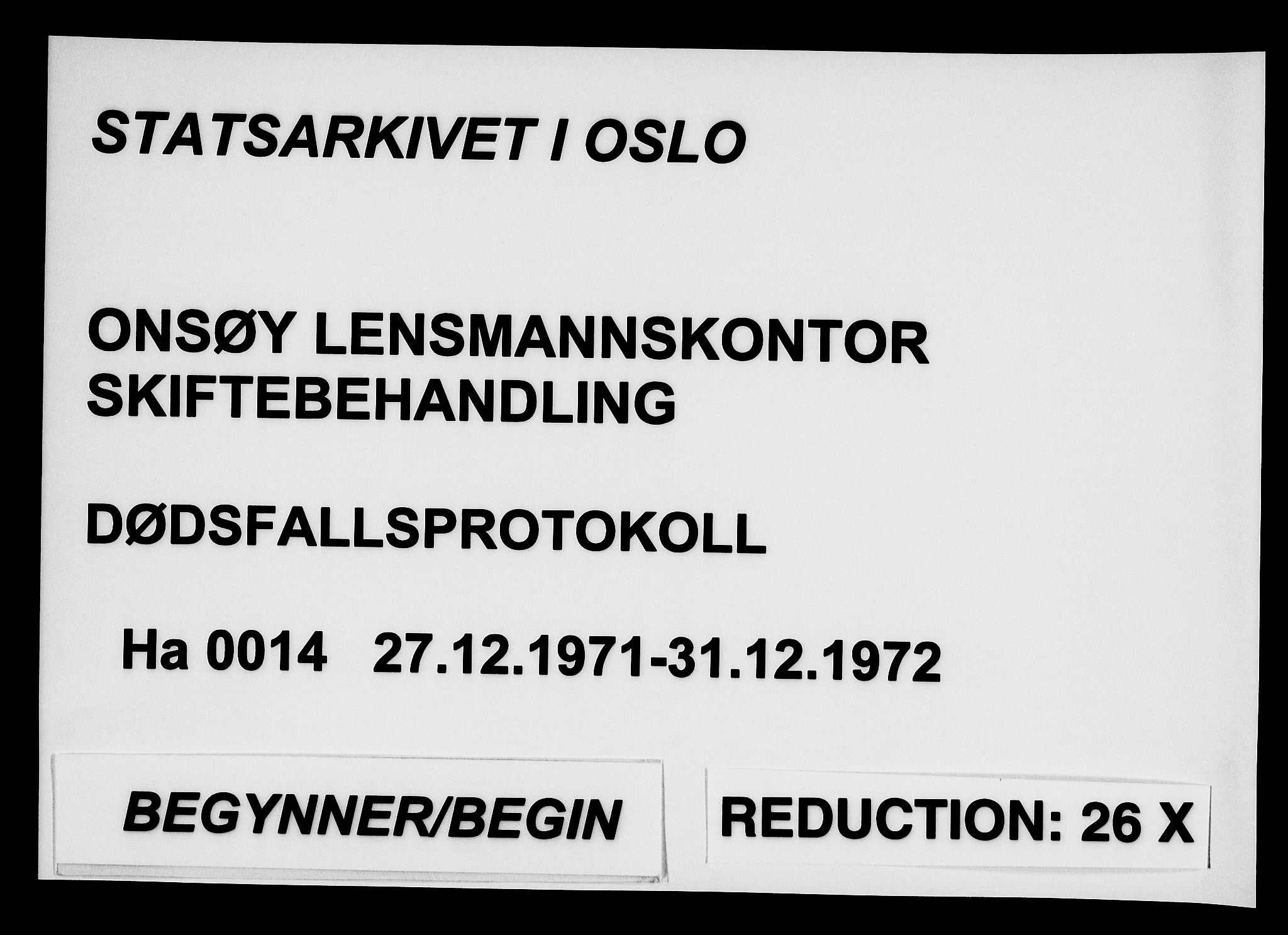 Onsøy lensmannskontor, SAO/A-10007/H/Ha/L0014: Dødsfallsprotokoll, 1971-1972