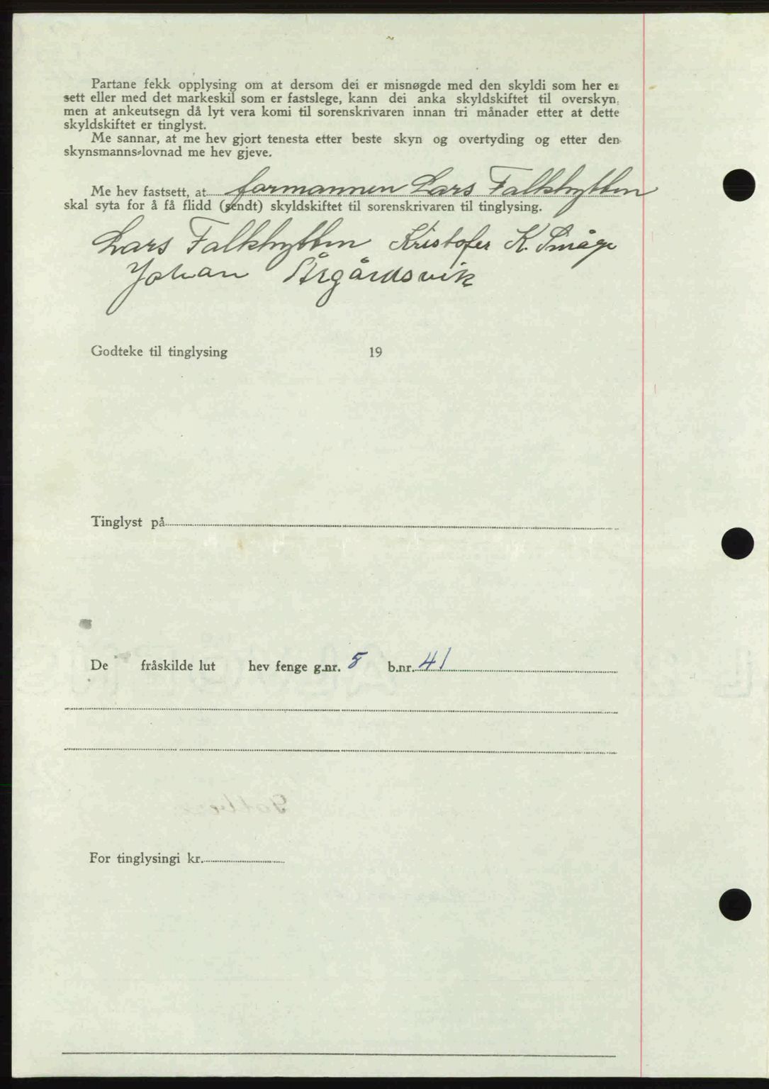 Romsdal sorenskriveri, AV/SAT-A-4149/1/2/2C: Mortgage book no. A27, 1948-1948, Diary no: : 2361/1948