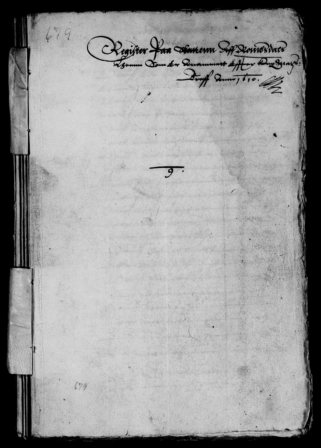 Rentekammeret inntil 1814, Reviderte regnskaper, Lensregnskaper, RA/EA-5023/R/Rb/Rbw/L0007: Trondheim len, 1610-1612