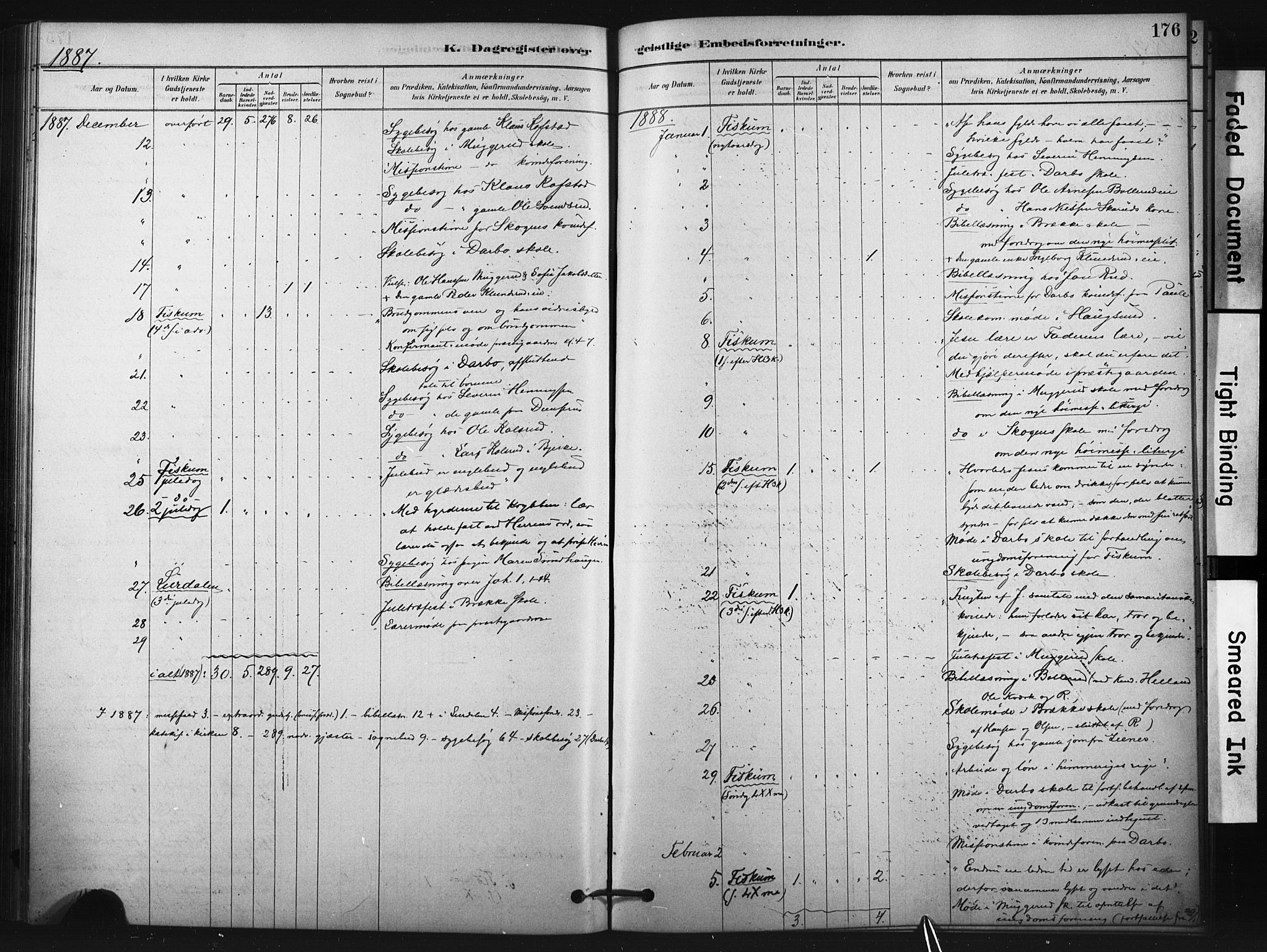 Fiskum kirkebøker, AV/SAKO-A-15/F/Fa/L0002: Parish register (official) no. 2, 1878-1890, p. 176