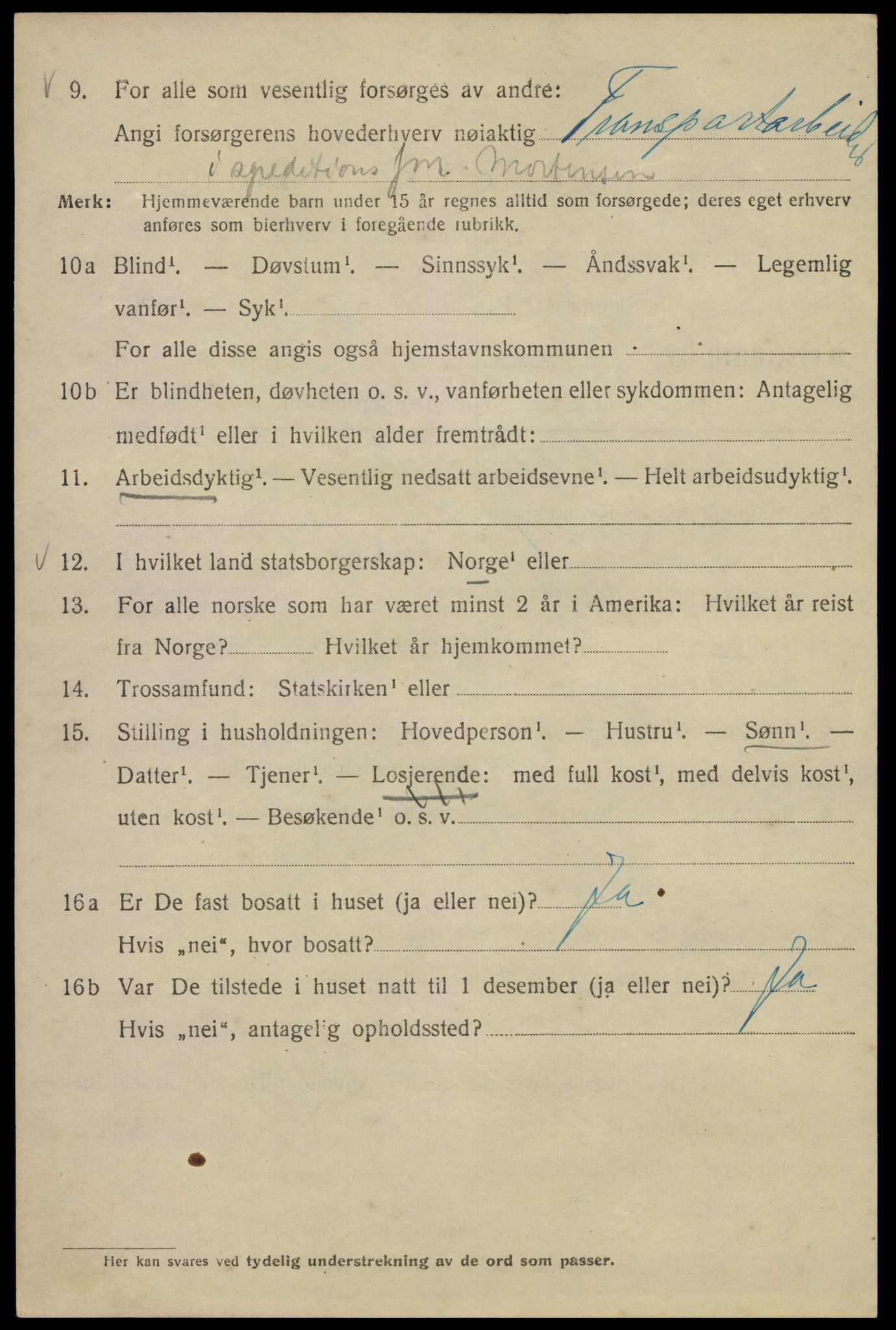 SAO, 1920 census for Kristiania, 1920, p. 527998