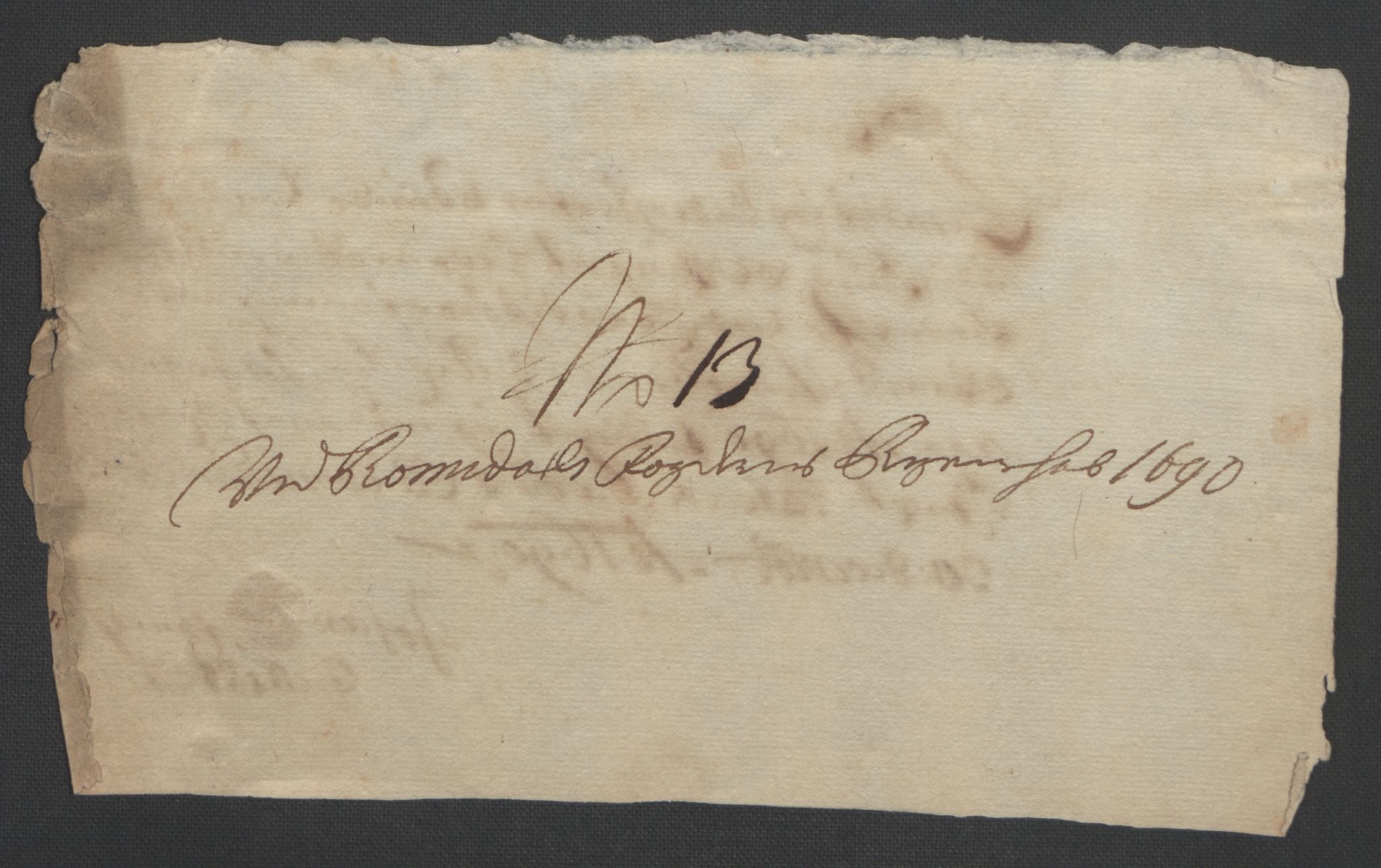 Rentekammeret inntil 1814, Reviderte regnskaper, Fogderegnskap, AV/RA-EA-4092/R55/L3649: Fogderegnskap Romsdal, 1690-1691, p. 188