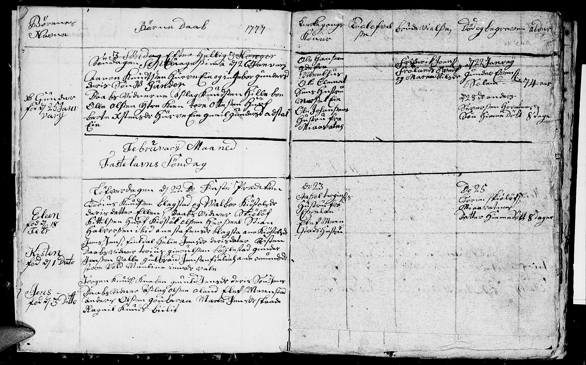 Froland sokneprestkontor, SAK/1111-0013/F/Fb/L0004: Parish register (copy) no. B 4, 1776-1786, p. 3