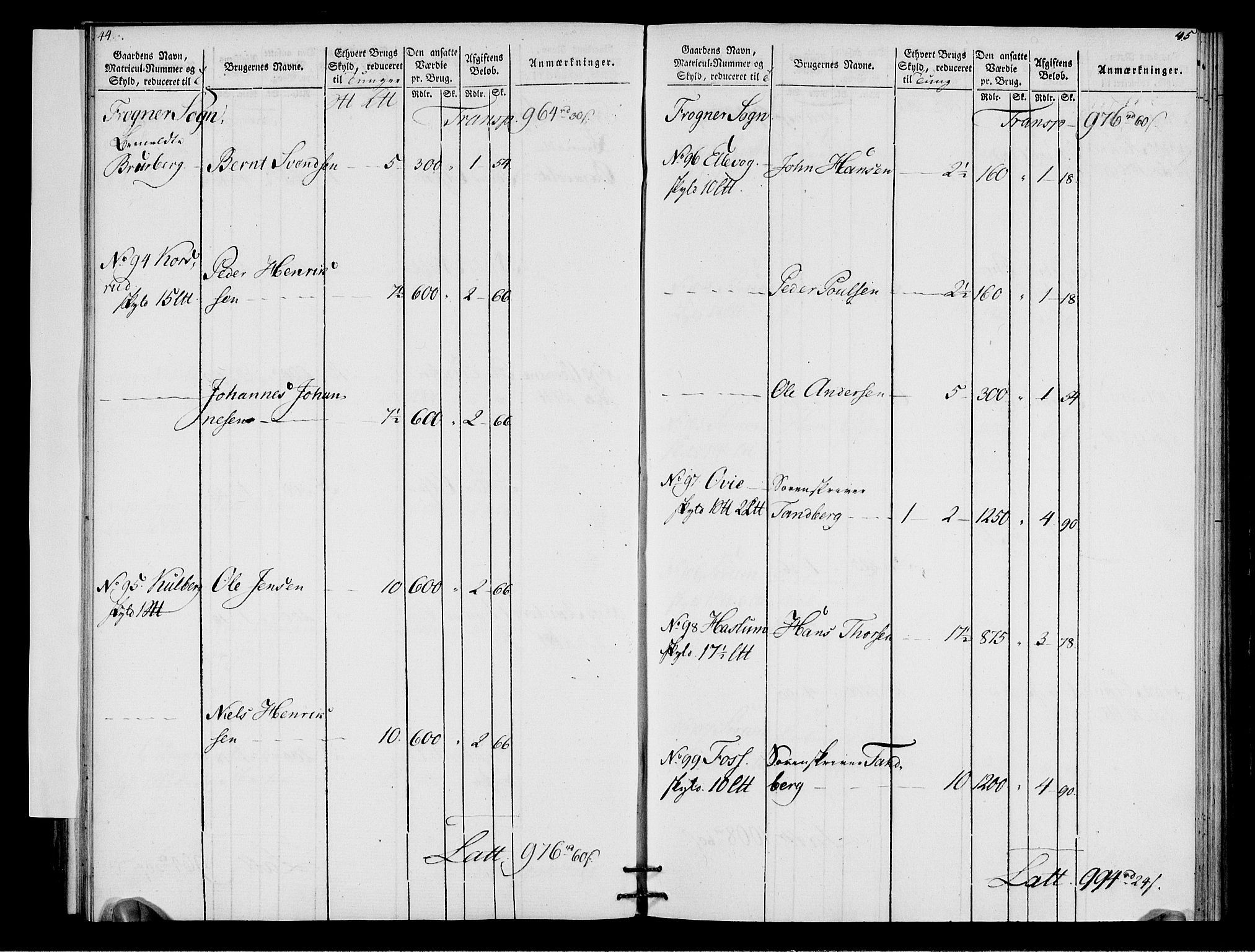 Rentekammeret inntil 1814, Realistisk ordnet avdeling, AV/RA-EA-4070/N/Ne/Nea/L0066: Buskerud fogderi. Oppebørselsregister for Lier, Røyken og Hurum prestegjeld, 1803-1804, p. 26