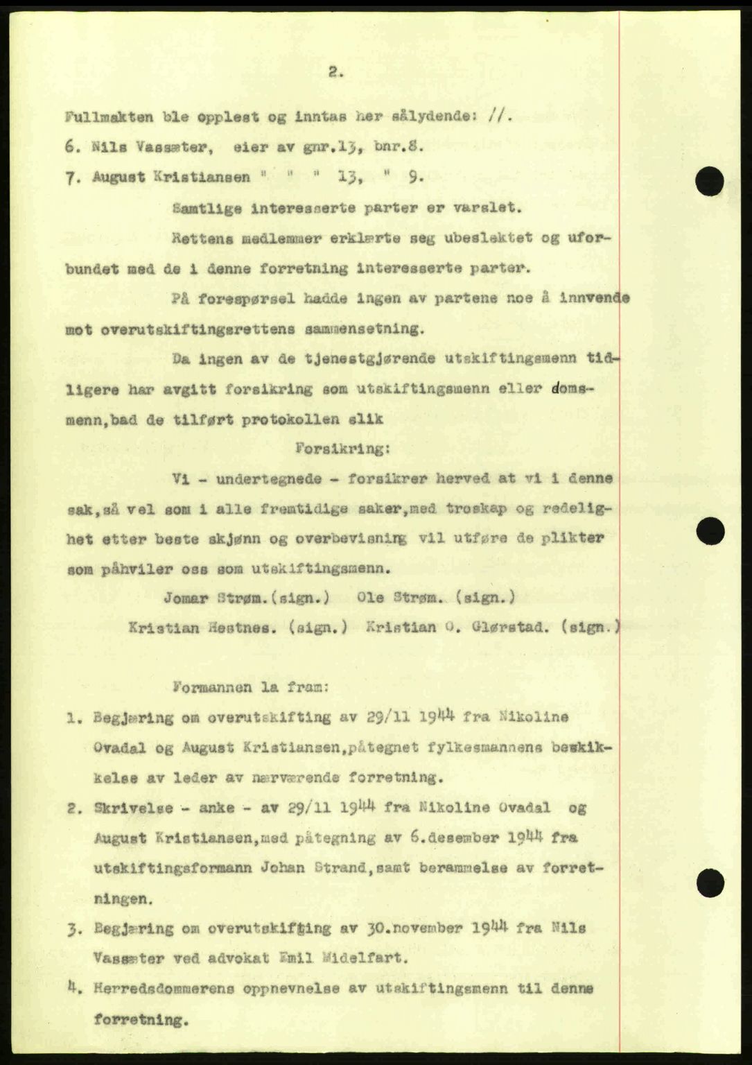 Hitra sorenskriveri, AV/SAT-A-0018/2/2C/2Ca: Mortgage book no. A2, 1943-1945, Diary no: : 563/1945