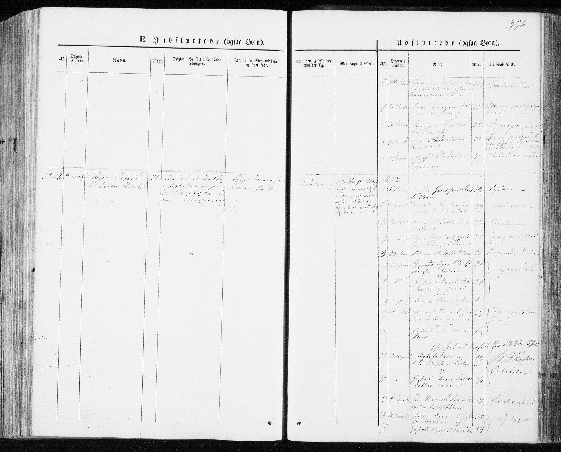 Ministerialprotokoller, klokkerbøker og fødselsregistre - Møre og Romsdal, SAT/A-1454/590/L1013: Parish register (official) no. 590A05, 1847-1877, p. 396