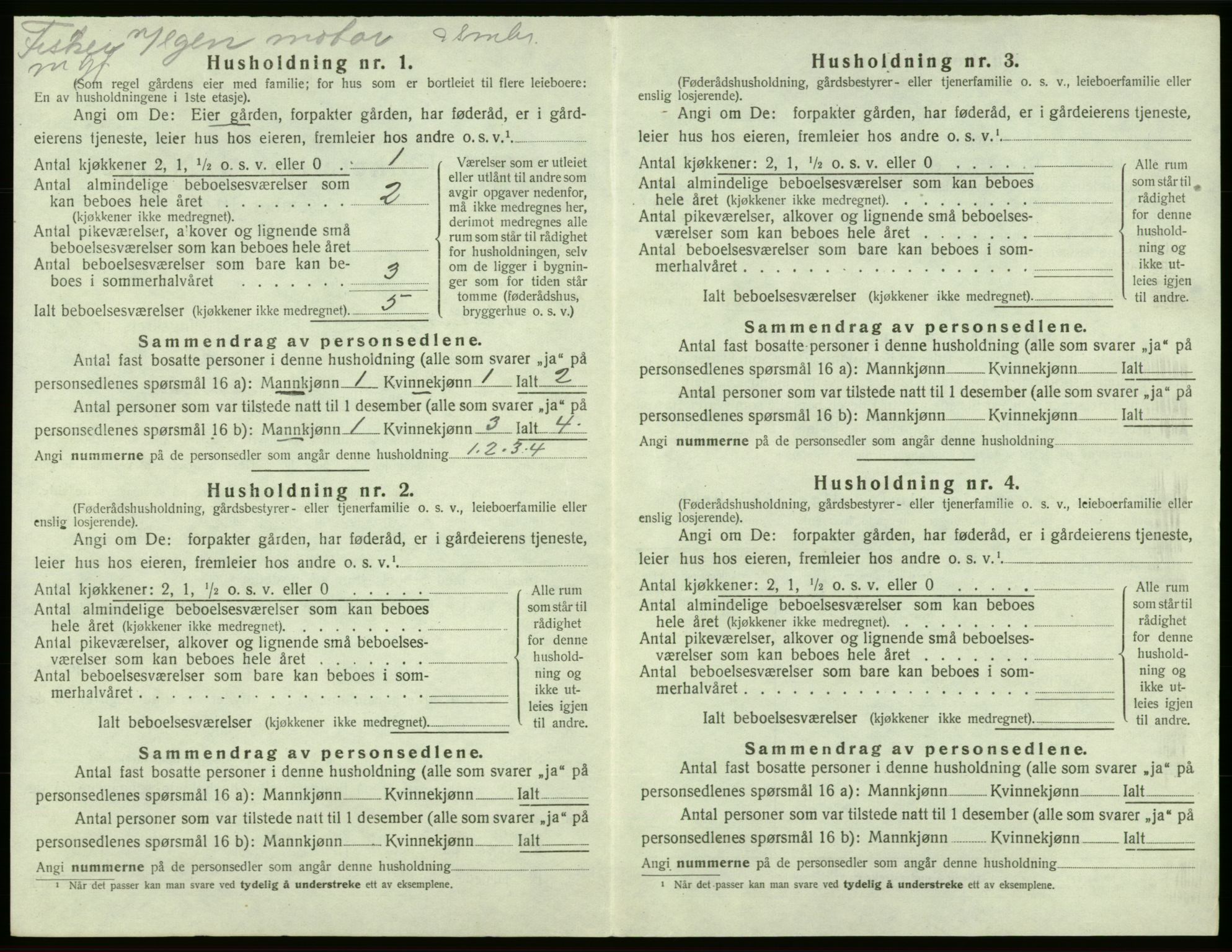 SAB, 1920 census for Valestrand, 1920, p. 83