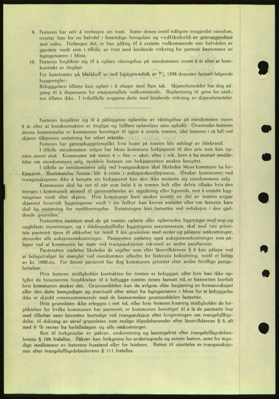 Moss sorenskriveri, SAO/A-10168: Mortgage book no. A5, 1938-1939, Diary no: : 2880/1938
