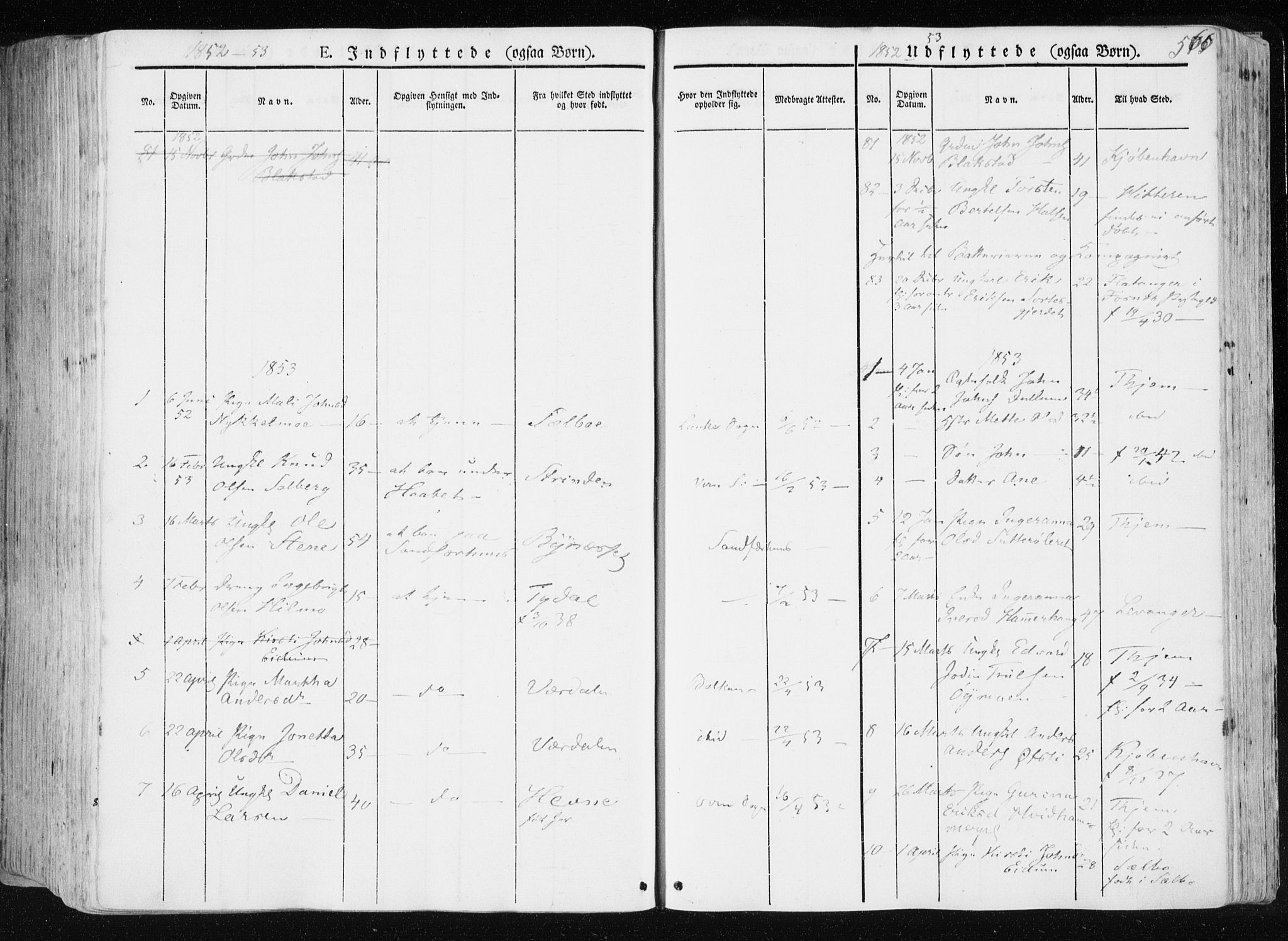 Ministerialprotokoller, klokkerbøker og fødselsregistre - Nord-Trøndelag, SAT/A-1458/709/L0074: Parish register (official) no. 709A14, 1845-1858, p. 566