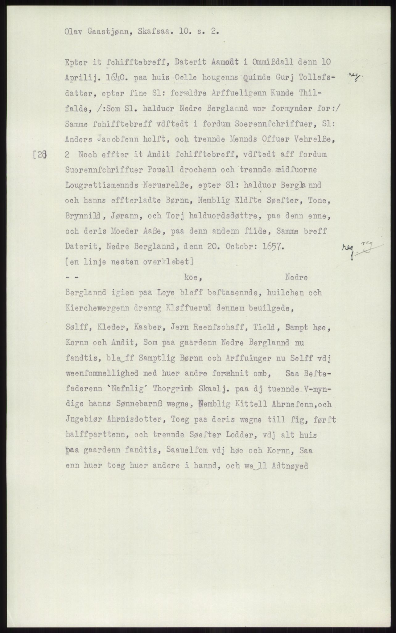 Samlinger til kildeutgivelse, Diplomavskriftsamlingen, RA/EA-4053/H/Ha, p. 1667