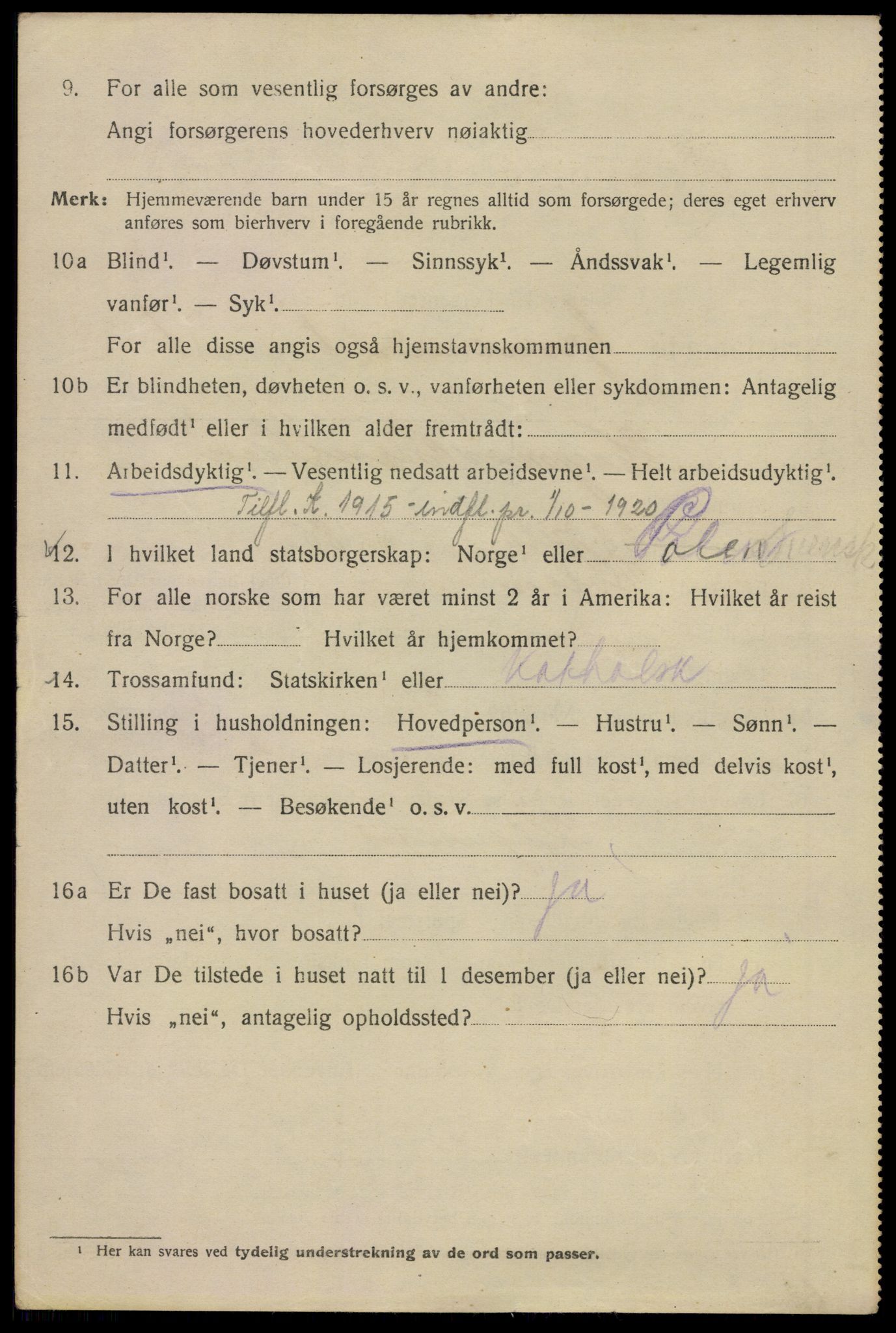 SAO, 1920 census for Kristiania, 1920, p. 255748