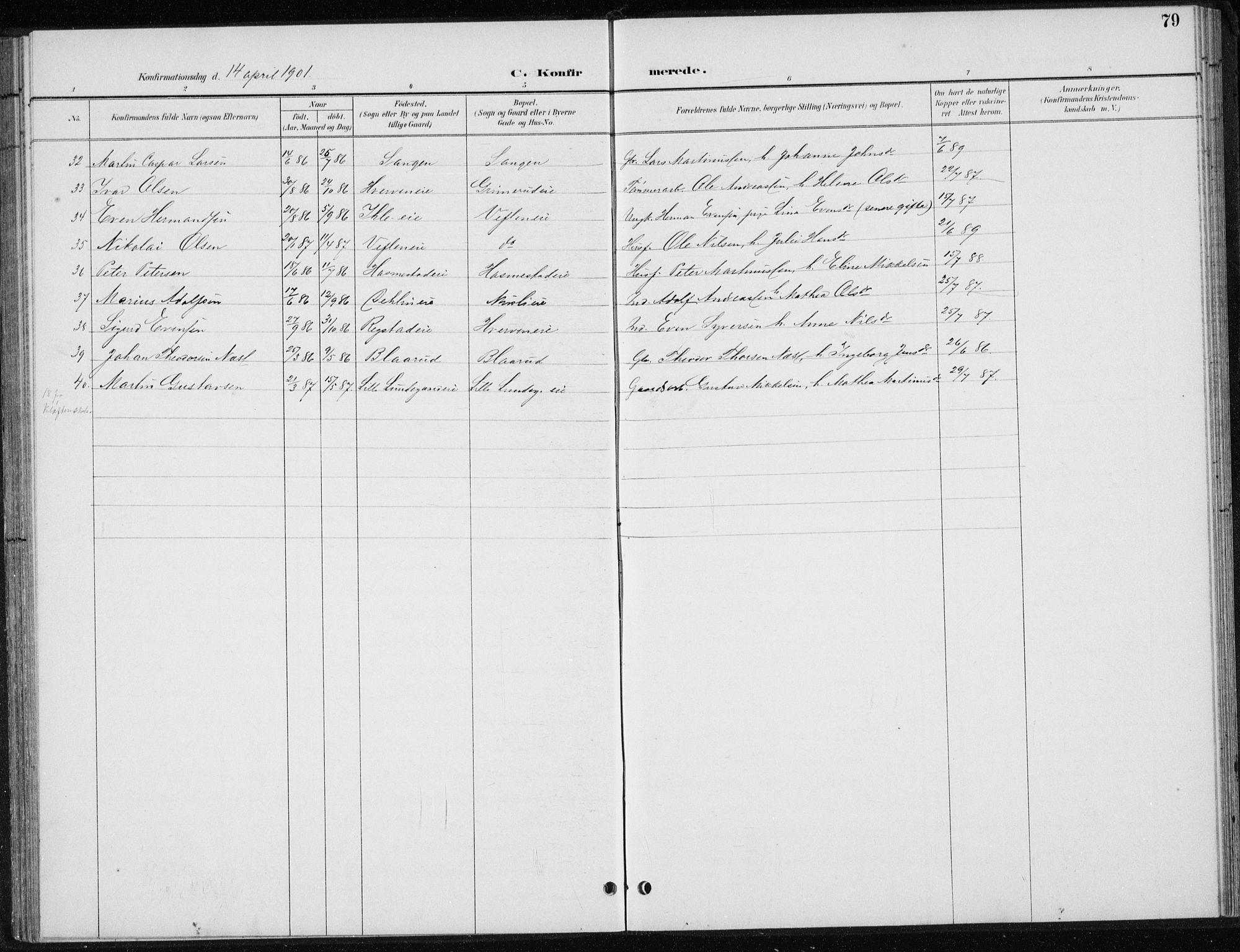 Stange prestekontor, AV/SAH-PREST-002/L/L0010: Parish register (copy) no. 10, 1894-1905, p. 79