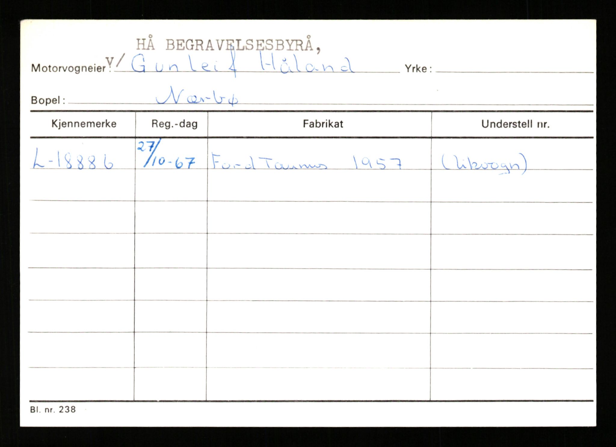 Stavanger trafikkstasjon, SAST/A-101942/0/H/L0017: Høymark - Isaksen, 1930-1971, p. 157