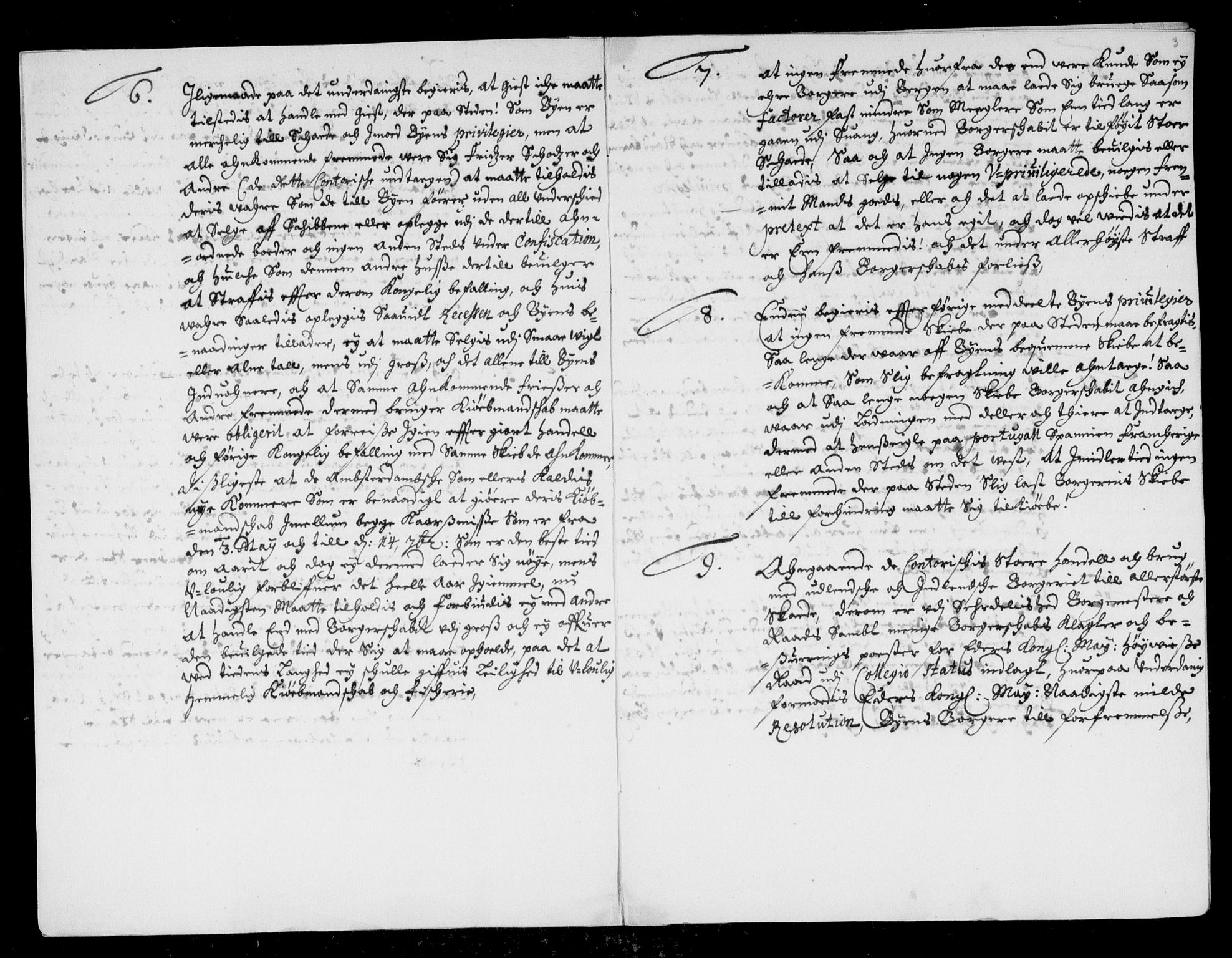Danske Kanselli, Skapsaker, AV/RA-EA-4061/F/L0055: Skap 14, pakke 18A-18B, litra Ø, 1607-1704, p. 84