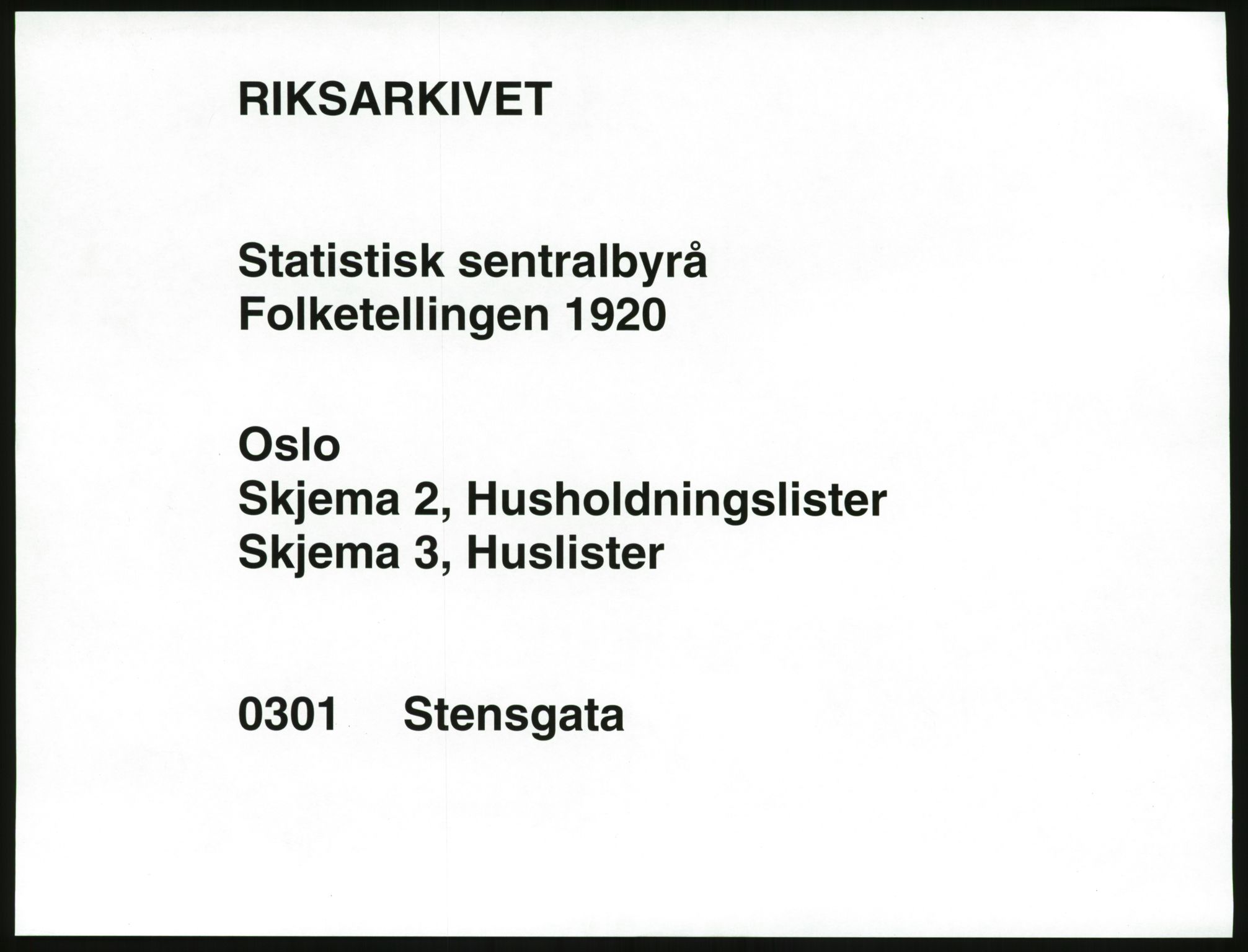 SAO, 1920 census for Kristiania, 1920, p. 103391