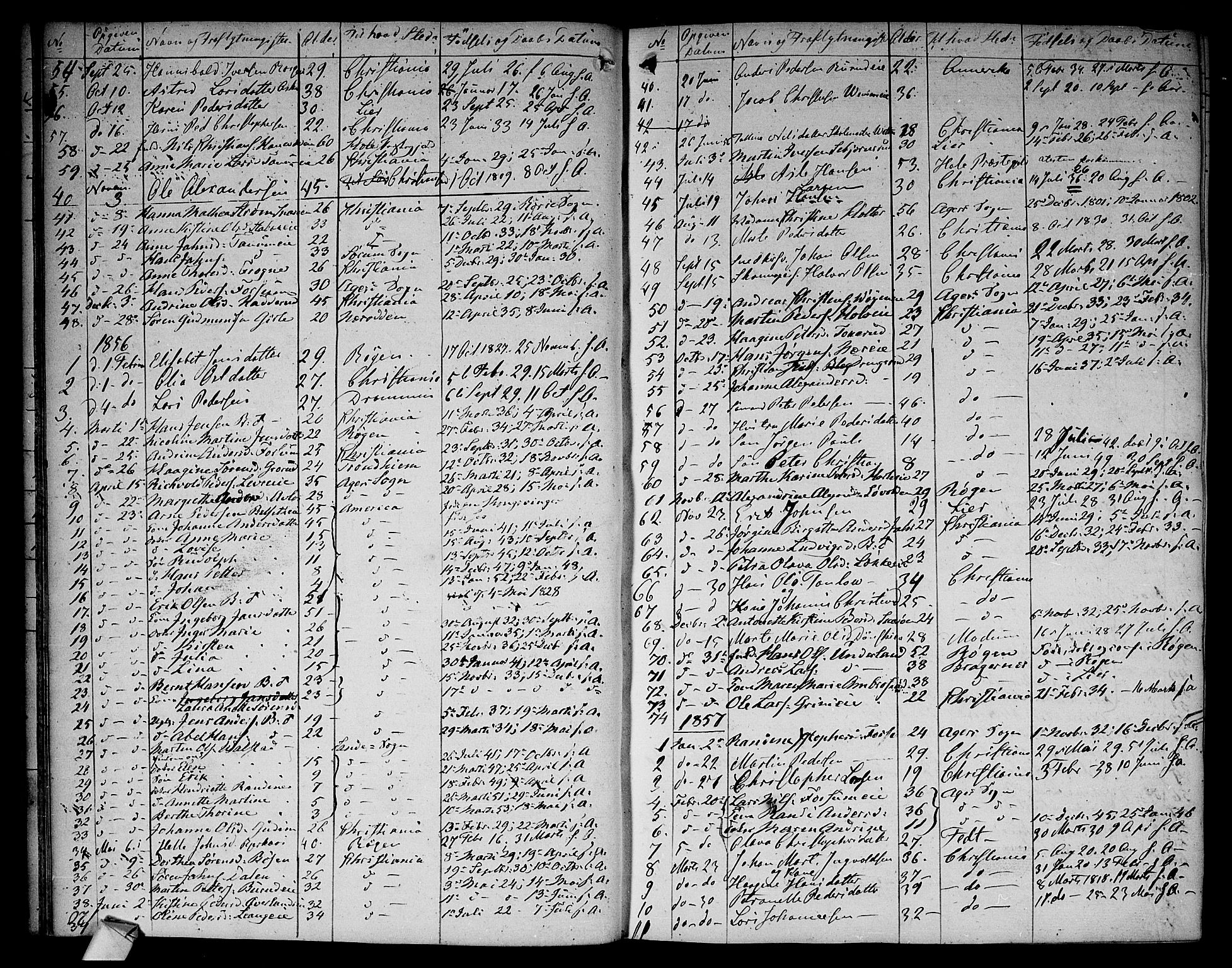 Asker prestekontor Kirkebøker, AV/SAO-A-10256a/F/Fa/L0012: Parish register (official) no. I 12, 1825-1878