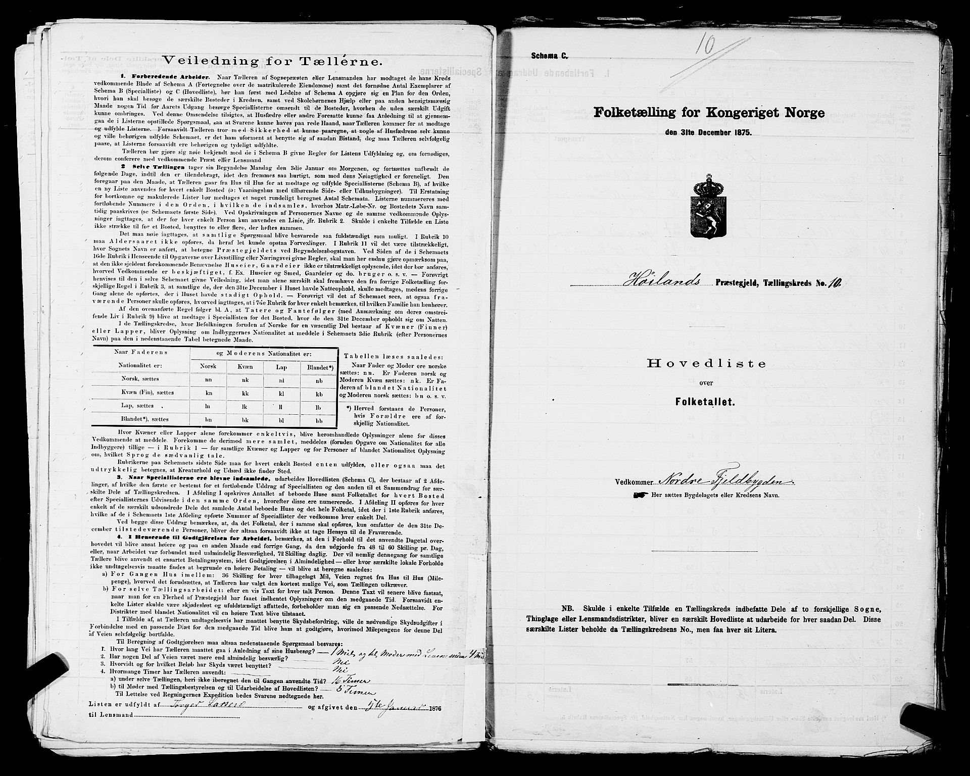 SAST, 1875 census for 1123L Høyland/Høyland, 1875, p. 31