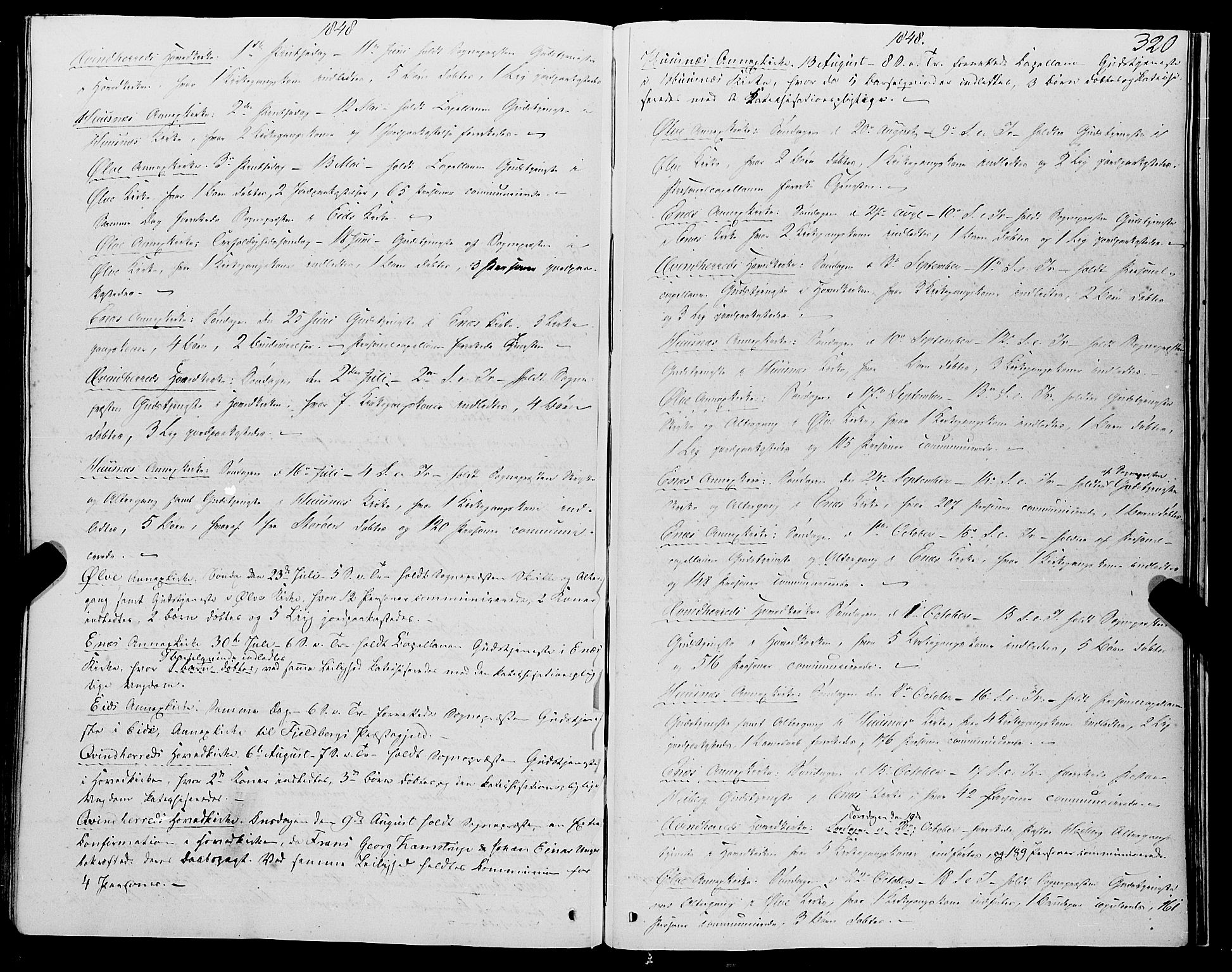 Kvinnherad sokneprestembete, AV/SAB-A-76401/H/Haa: Parish register (official) no. A 7, 1843-1853, p. 320