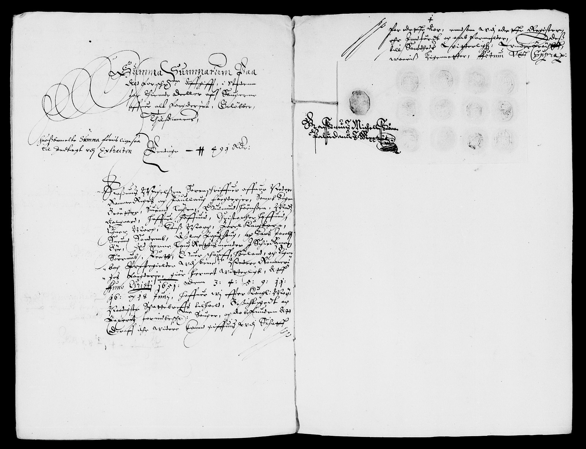 Rentekammeret inntil 1814, Reviderte regnskaper, Lensregnskaper, AV/RA-EA-5023/R/Rb/Rba/L0206: Akershus len, 1651-1652