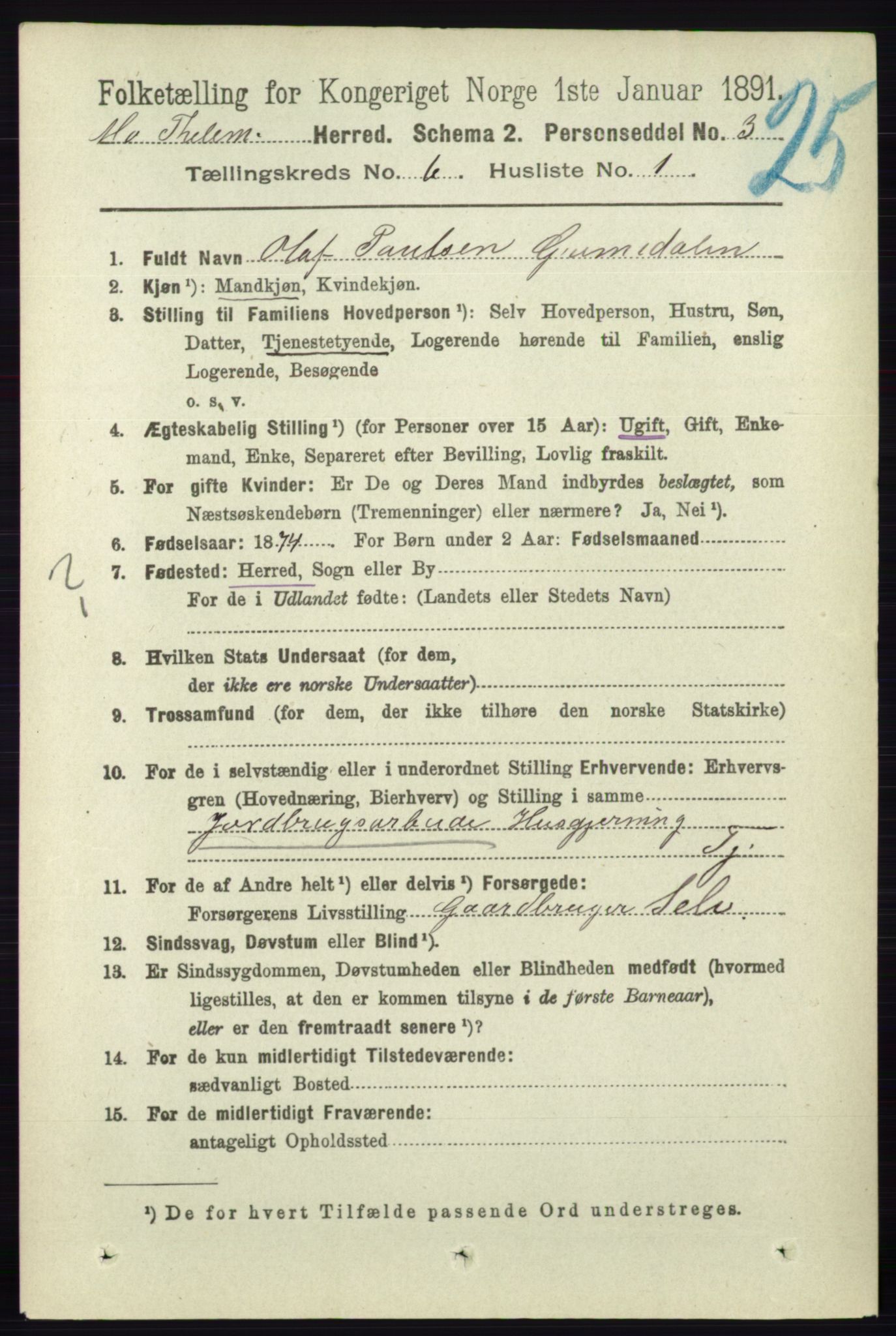 RA, 1891 census for 0832 Mo, 1891, p. 1519