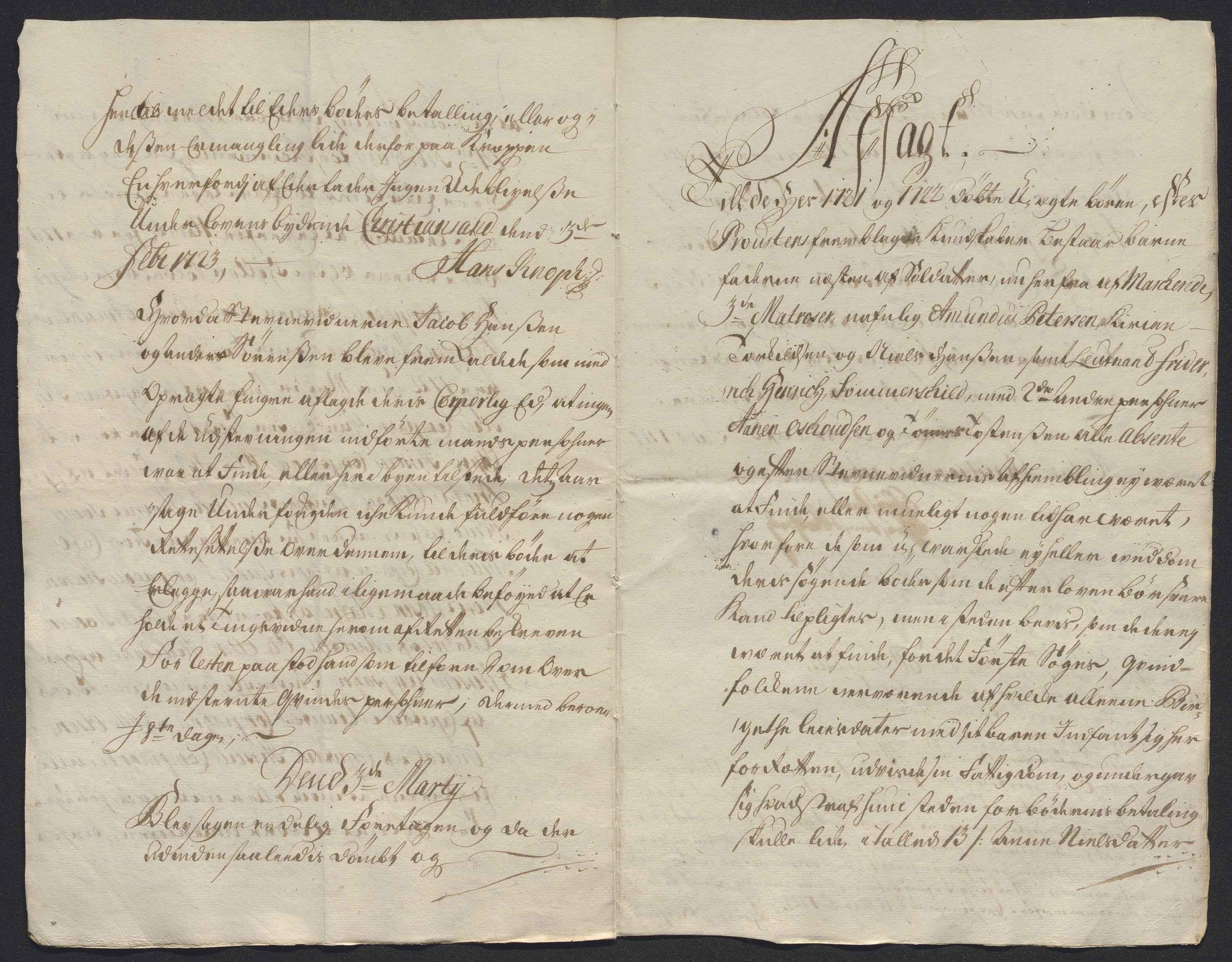 Rentekammeret inntil 1814, Reviderte regnskaper, Byregnskaper, AV/RA-EA-4066/R/Rm/L0286: [M19] Sikt og sakefall, 1719-1727, p. 188