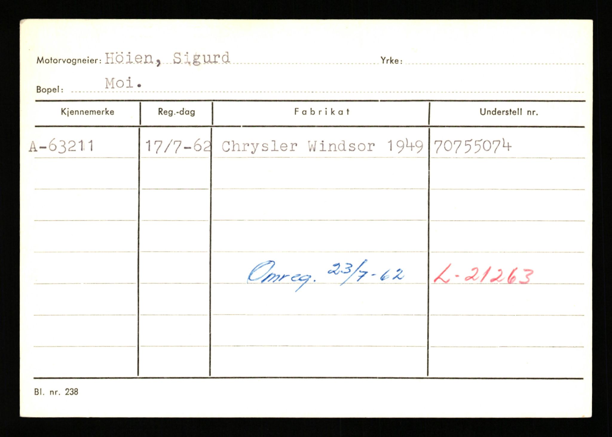 Stavanger trafikkstasjon, AV/SAST-A-101942/0/G/L0007: Registreringsnummer: 49019 - 67460, 1930-1971, p. 2725