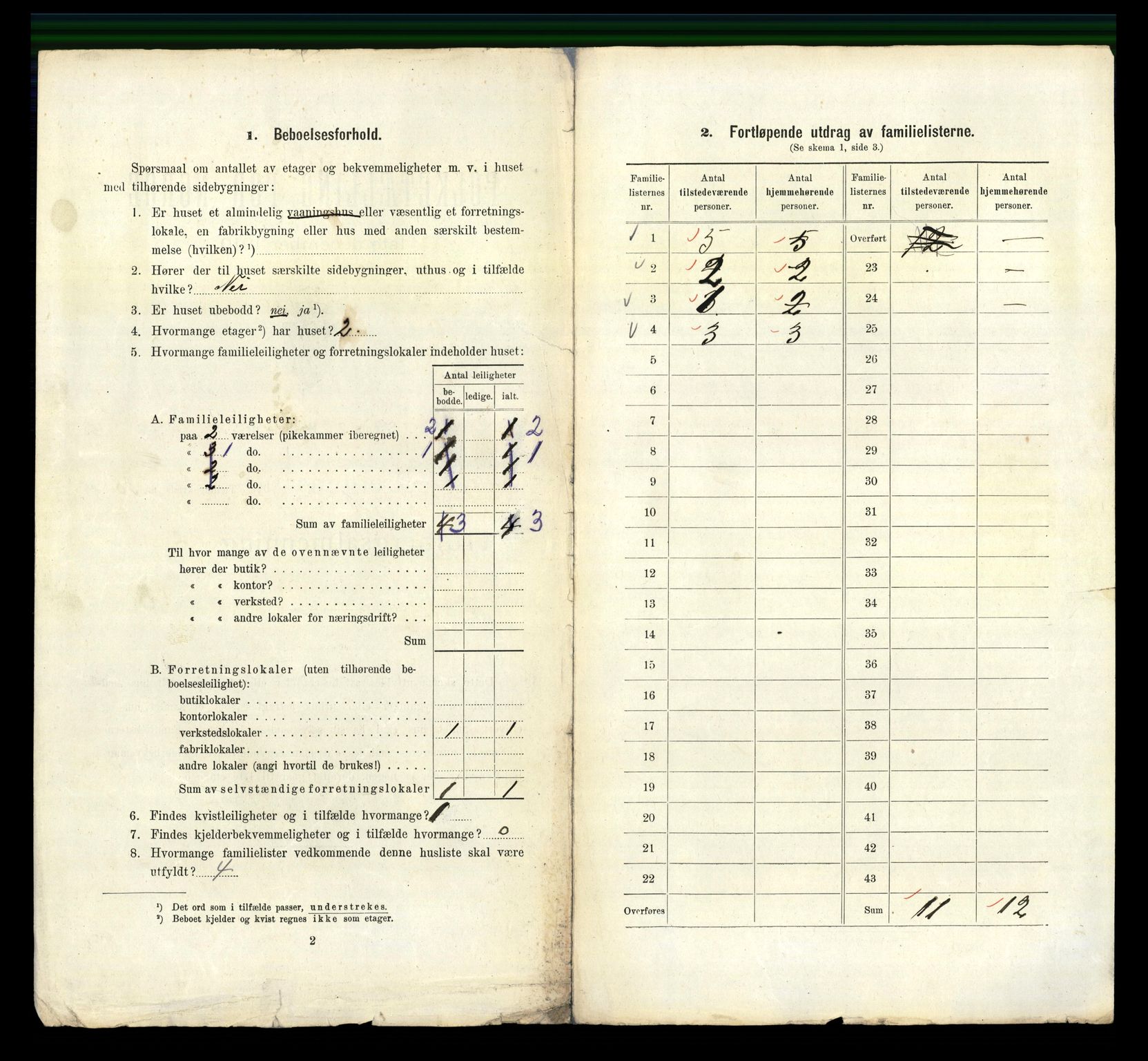 RA, 1910 census for Bergen, 1910, p. 12644