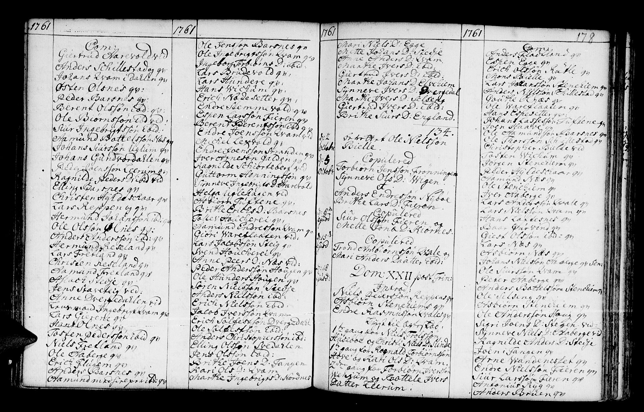 Sogndal sokneprestembete, AV/SAB-A-81301/H/Haa/Haaa/L0003: Parish register (official) no. A 3, 1747-1768, p. 178