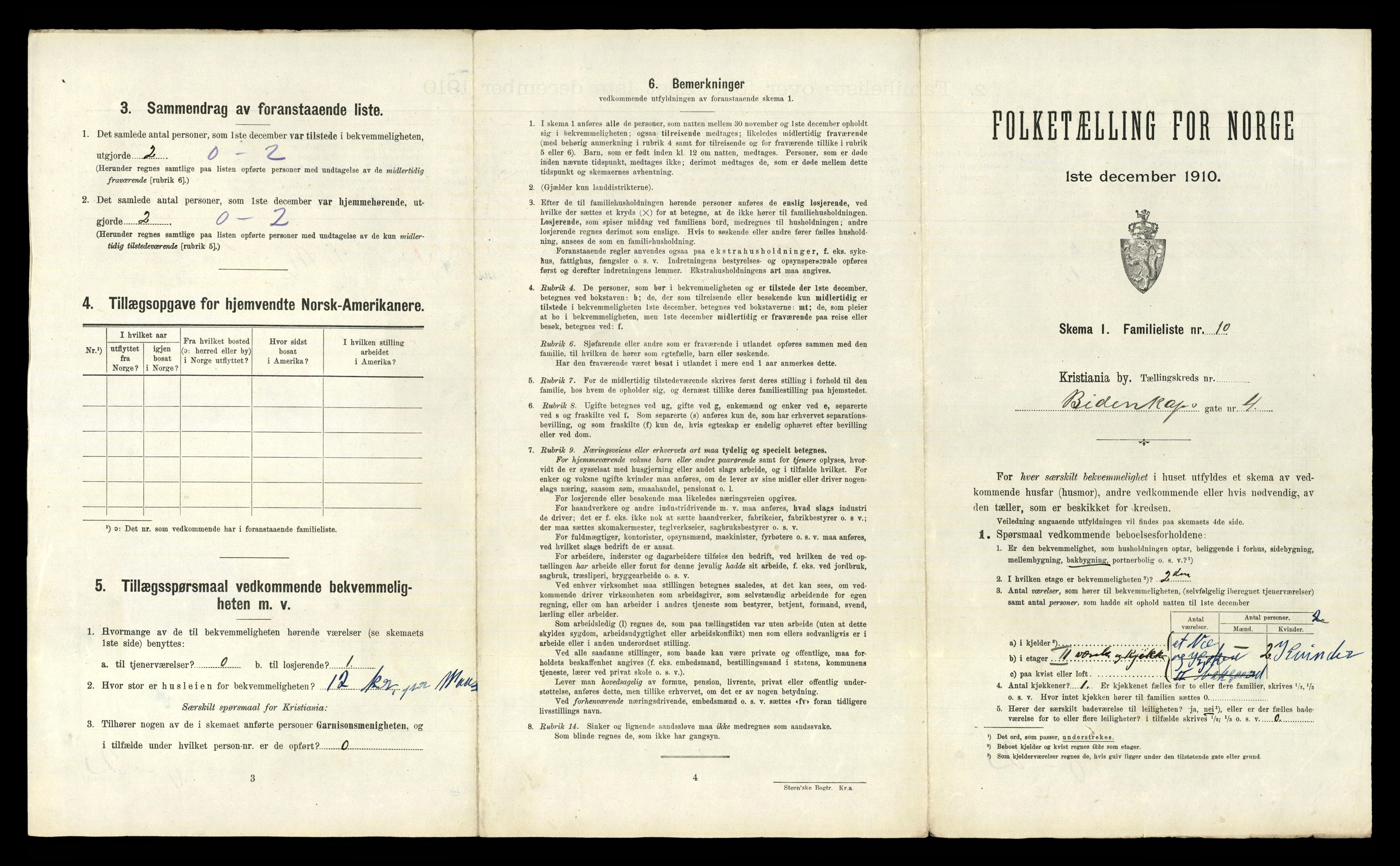 RA, 1910 census for Kristiania, 1910, p. 5471