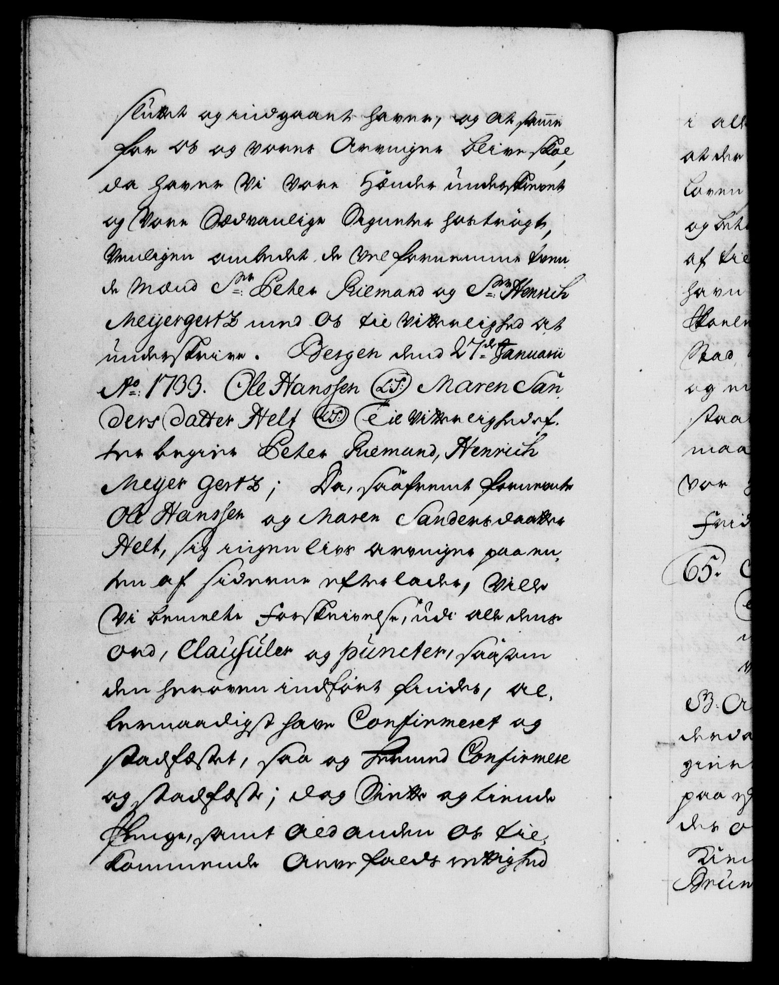 Danske Kanselli 1572-1799, AV/RA-EA-3023/F/Fc/Fca/Fcaa/L0028: Norske registre, 1733-1734, p. 46b