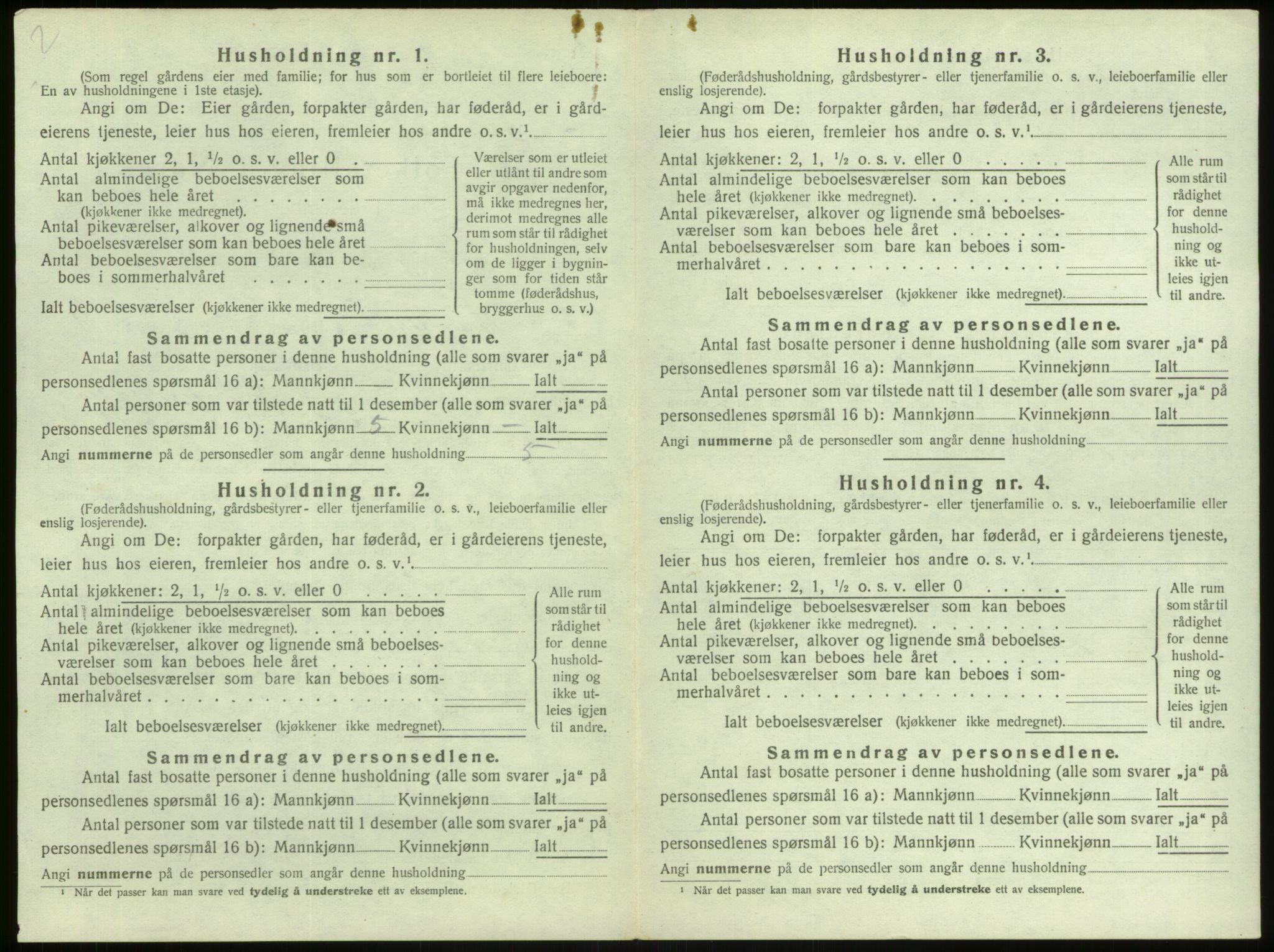 SAB, 1920 census for Manger, 1920, p. 865